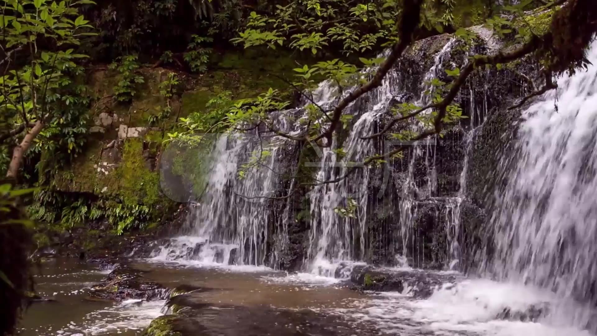 瀑布 高山流水1080p