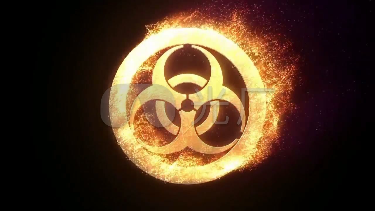 生化危机粒子火焰特效logo