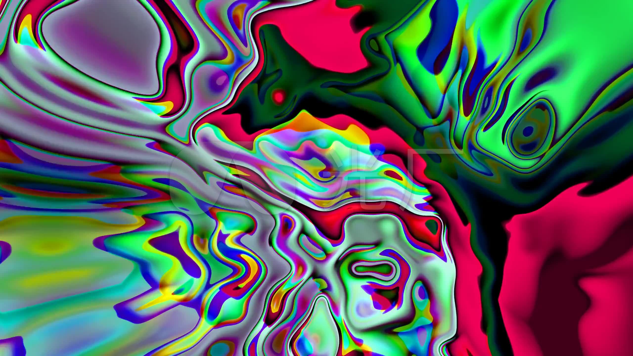 2560x1440壁纸抽象,2560x1440壁纸海贼王 彩色颜料混合抽象素材_2560x1440_高清视频素材下载