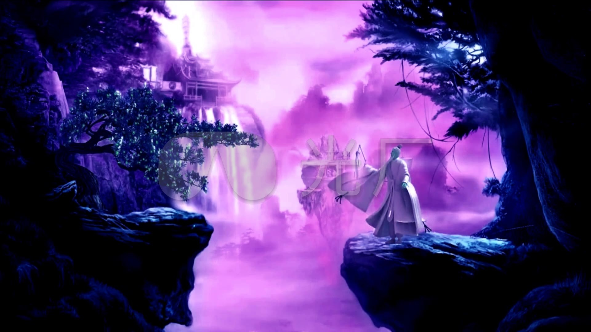 东方元素玄幻梦幻背景