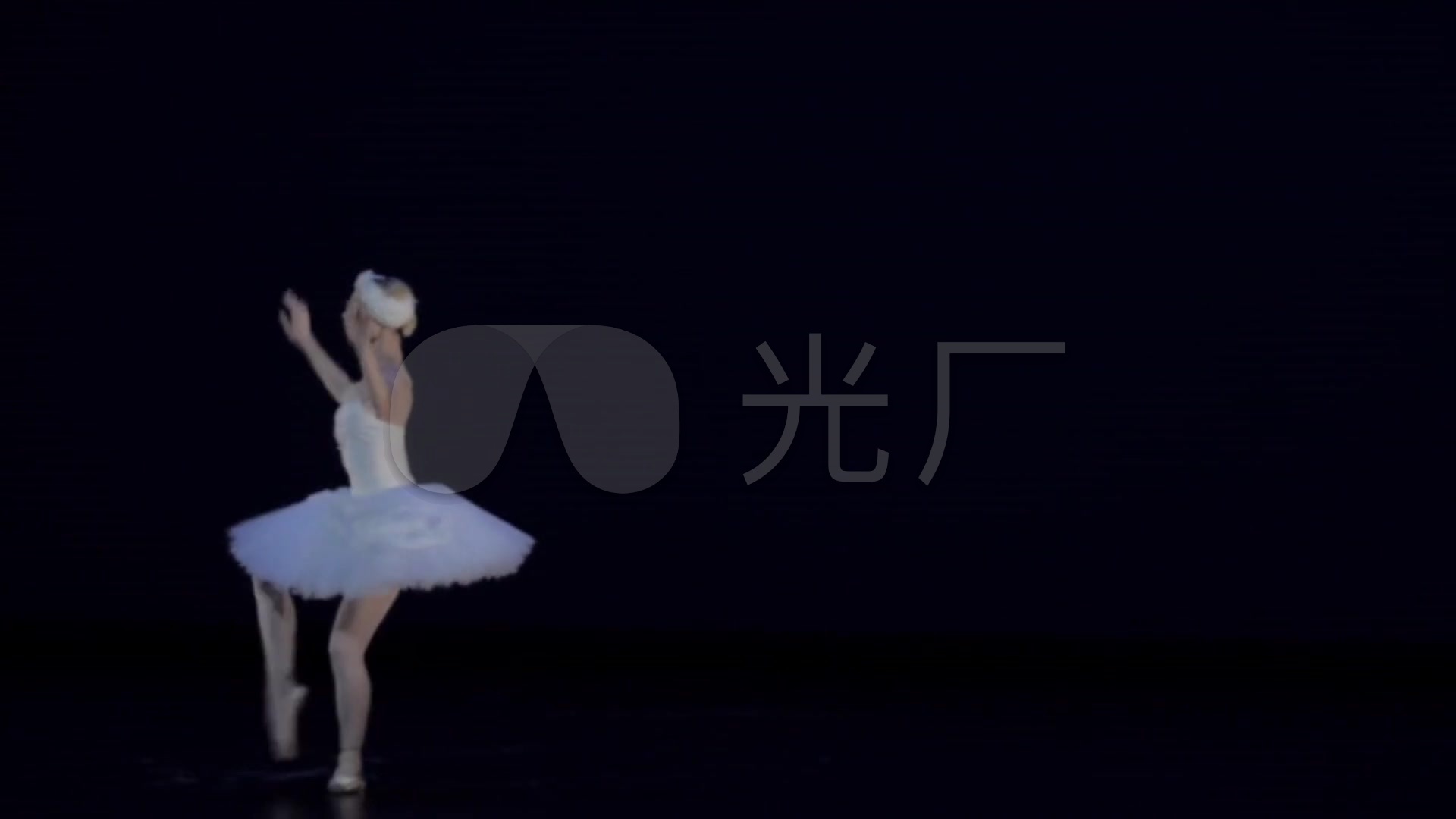 美女跳天鹅舞芭蕾舞_1920x1080_高清视频素材下载(编号:860163)_实拍