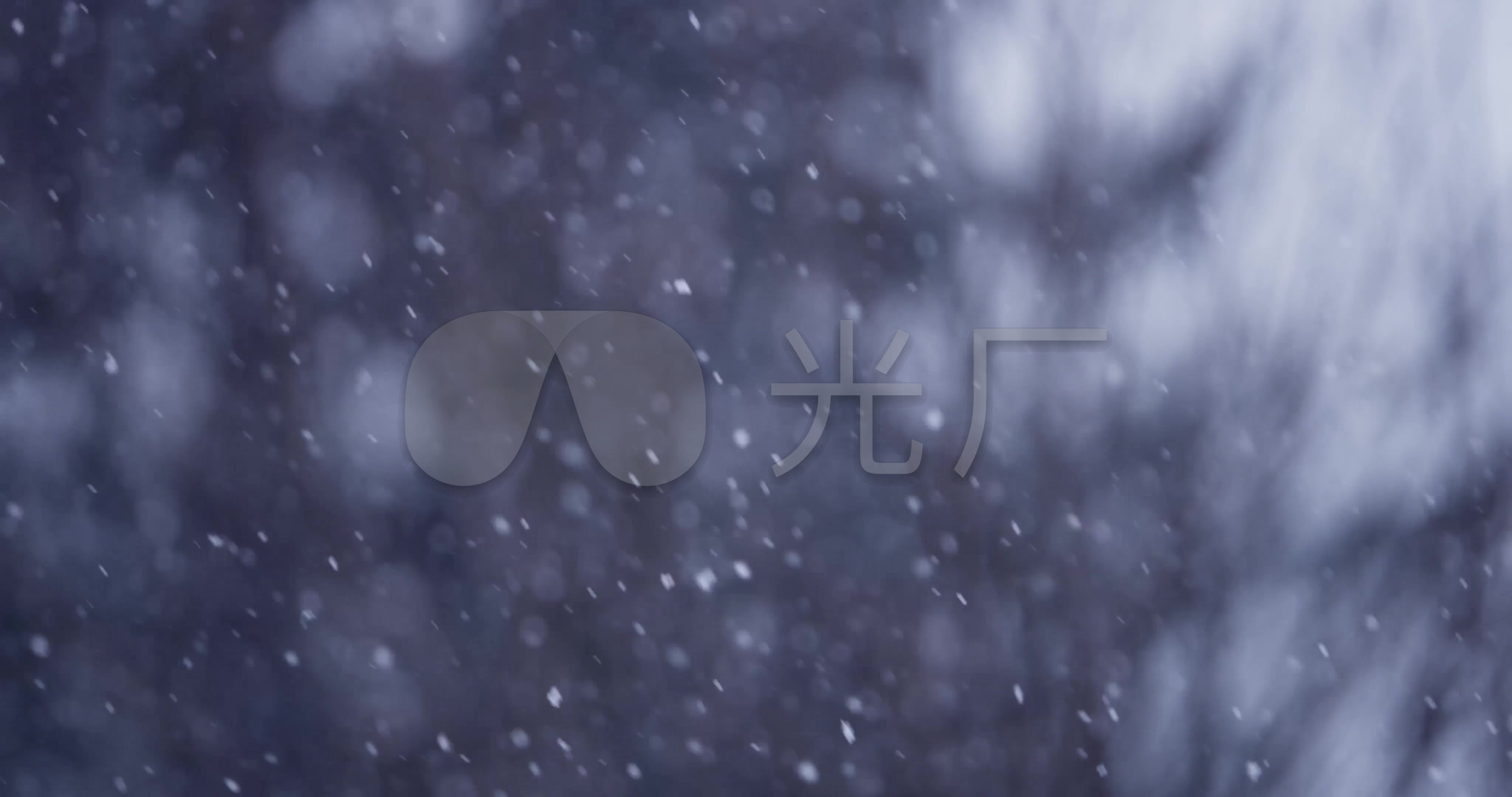 雪下雪雪花特写雪花4k06_4096x2160_高清视频素材下载