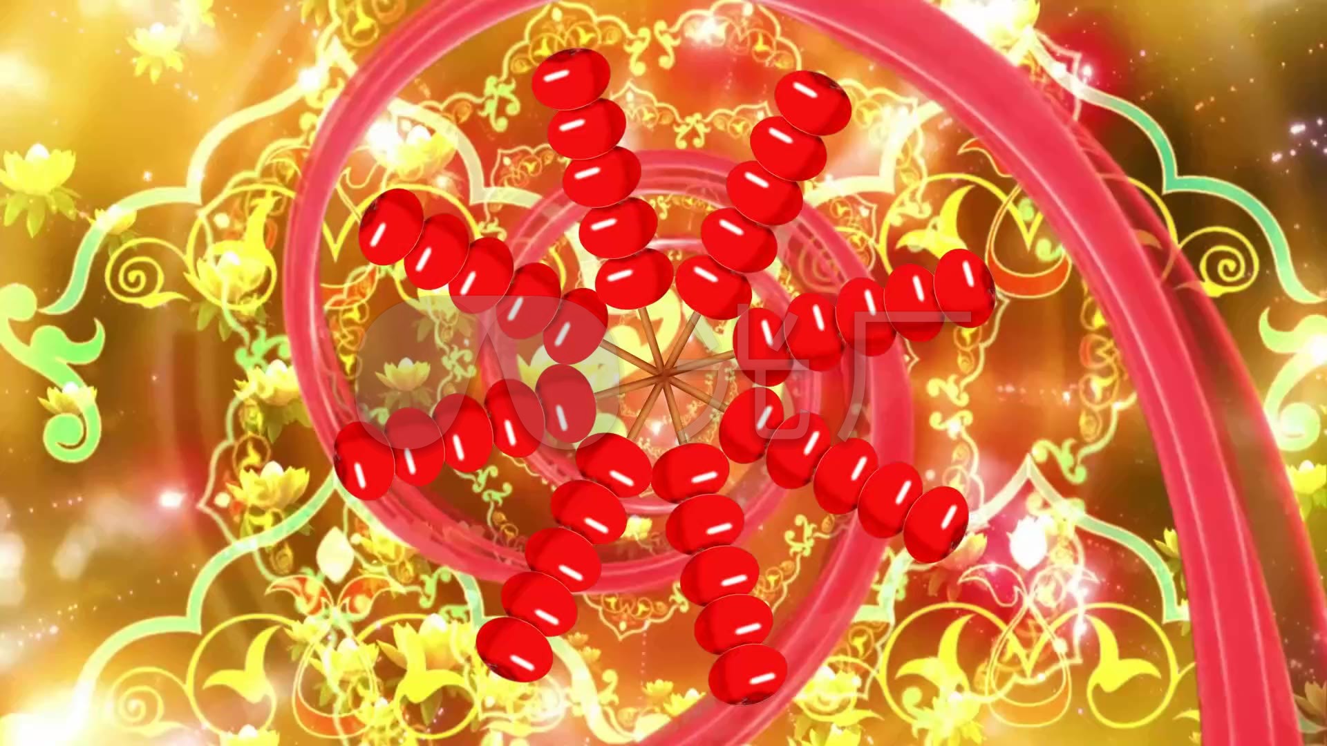 冰糖葫芦 舞蹈配乐led视频成品