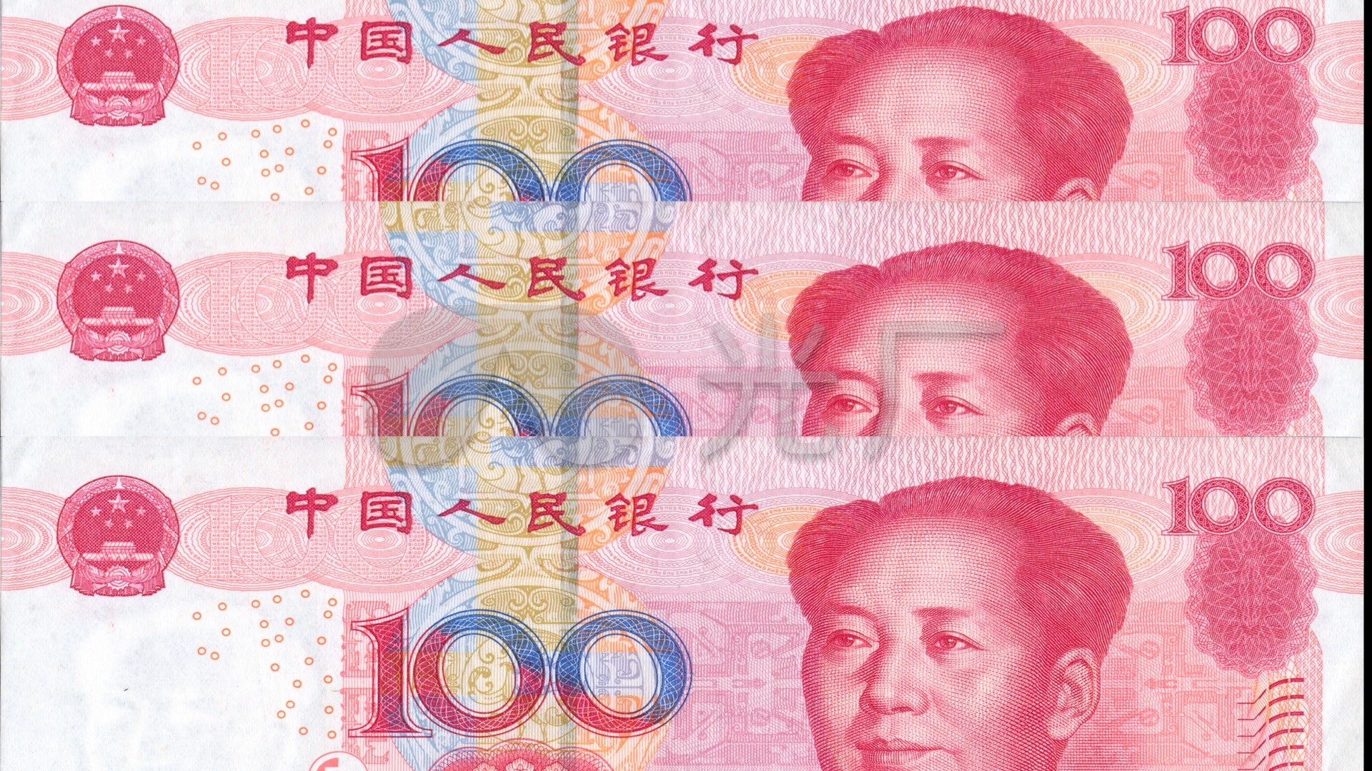 百元大钞印钞票一百元_1920x1080_高清视频素材下载