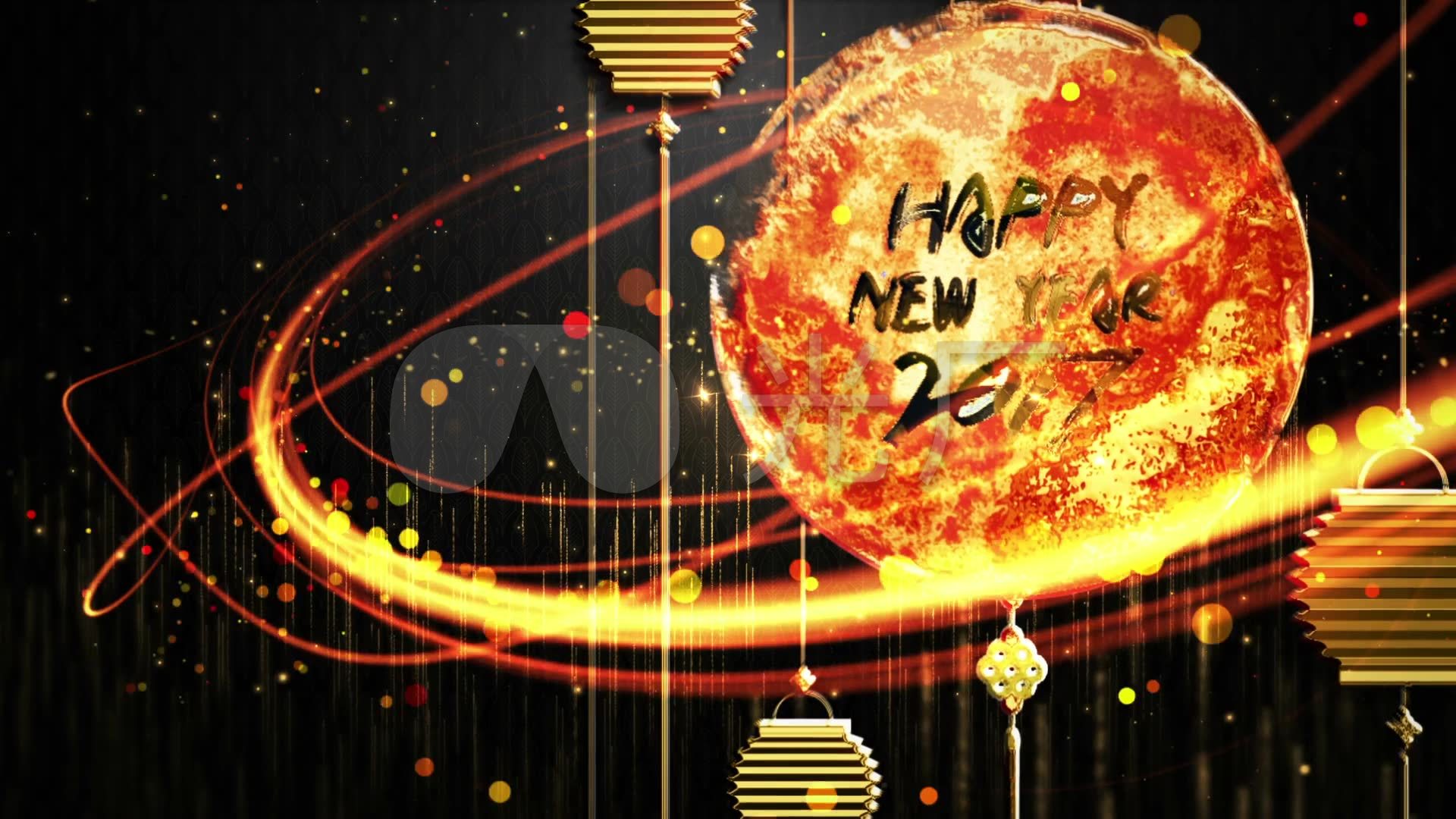 2017鸡年中国风高大上新年素材