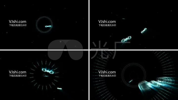 战斗机冲向镜头视觉3d线框