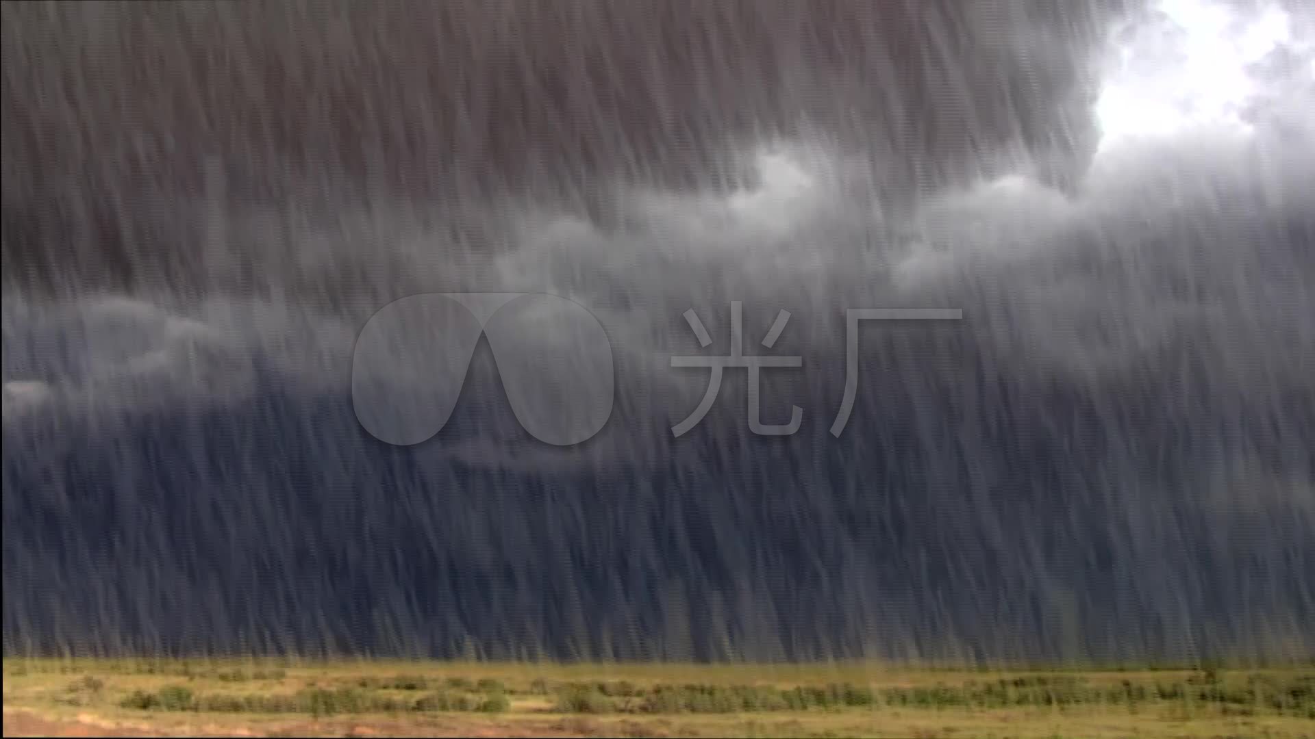 下雨雷电交加风雨雷电led背景视频