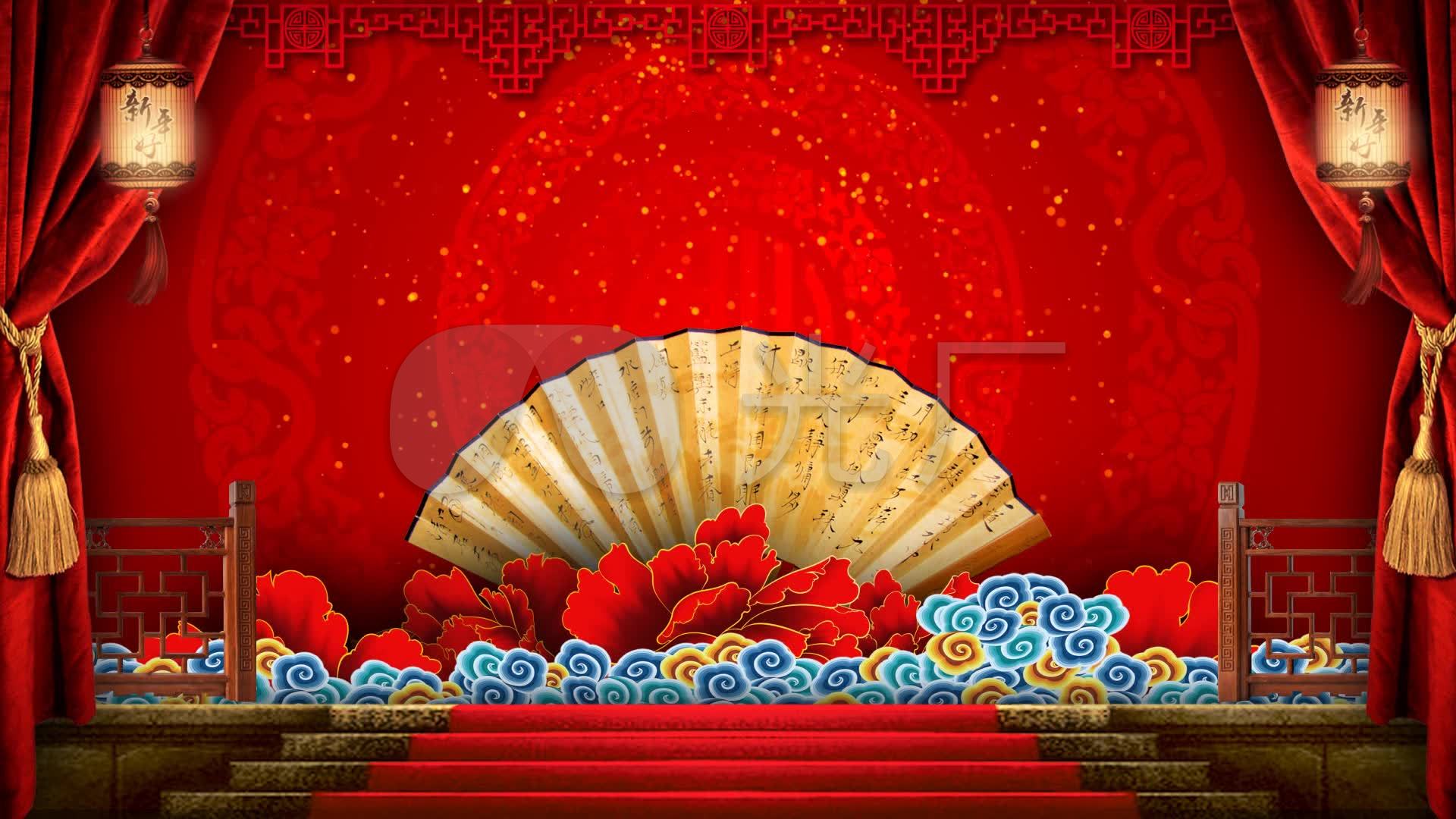 戏曲舞台背景_1920x1080_高清视频素材下载(编号:)