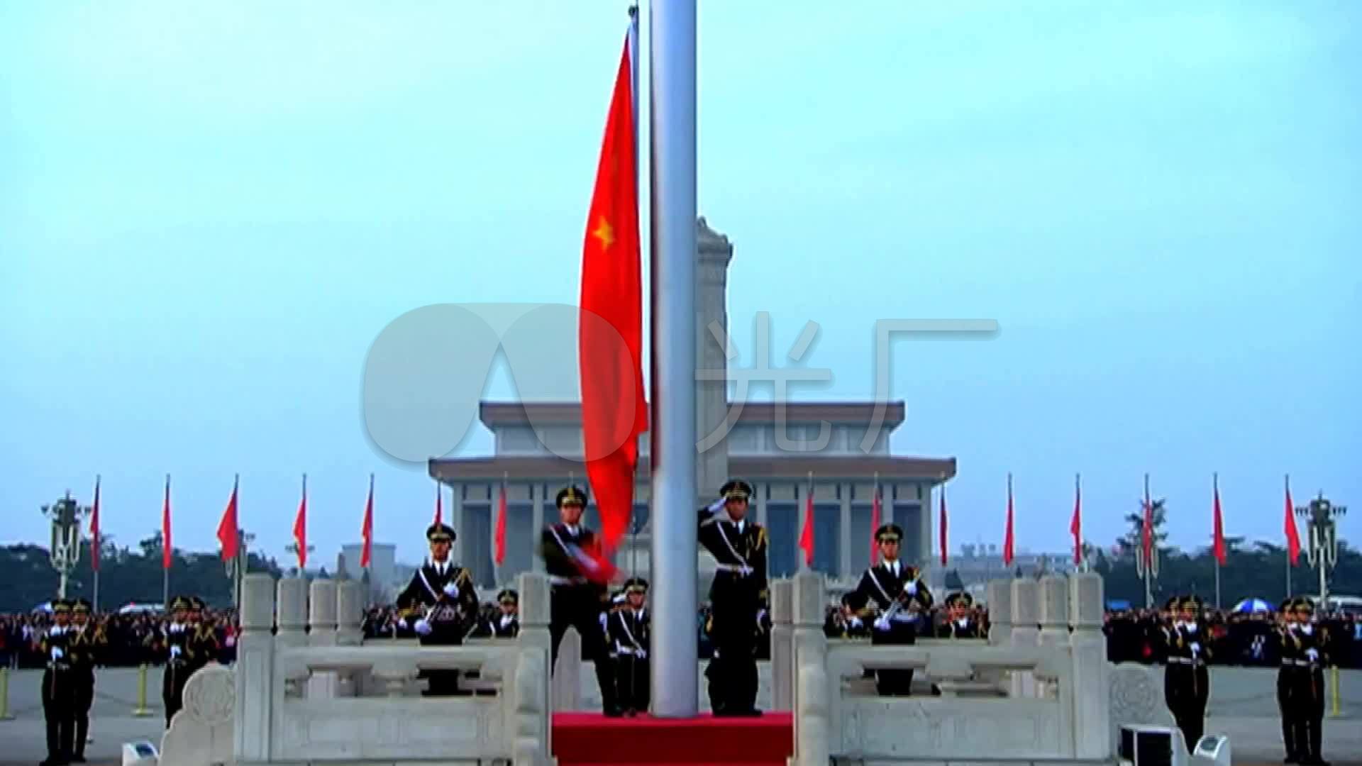 升国旗_1920x1080_高清视频素材下载(编号:904640)
