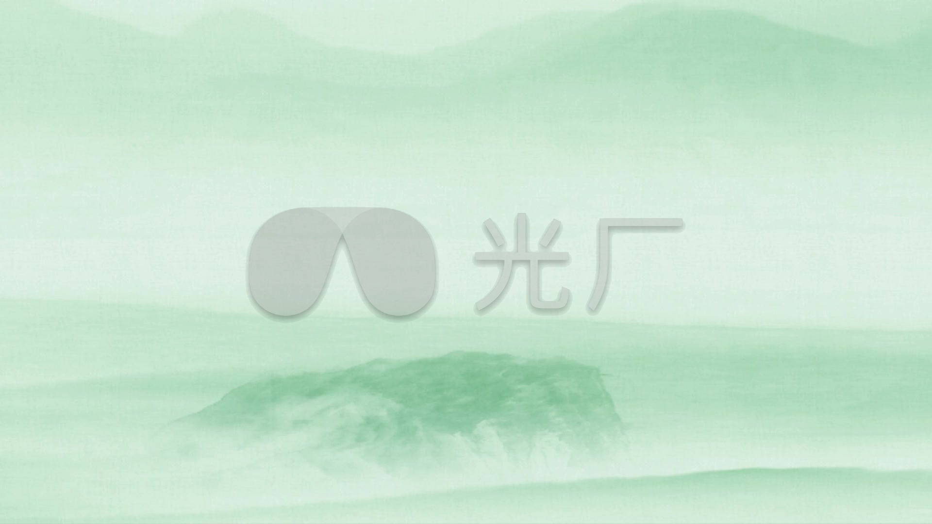 视频素材 舞台背景 中国风背景 绿水青山横移动画  来自视频原始文件
