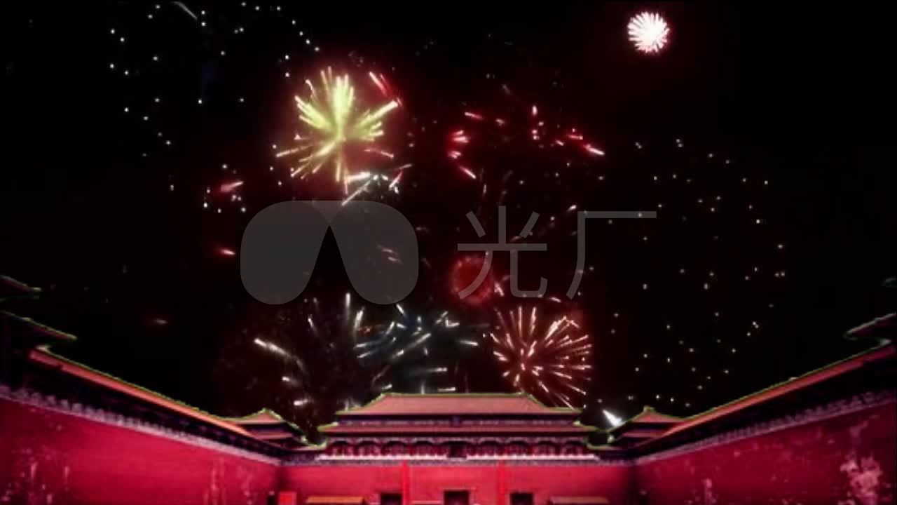 动感皇宫宫殿礼花焰火_1280x720_高清视频素材下载(编号:926869)_舞台