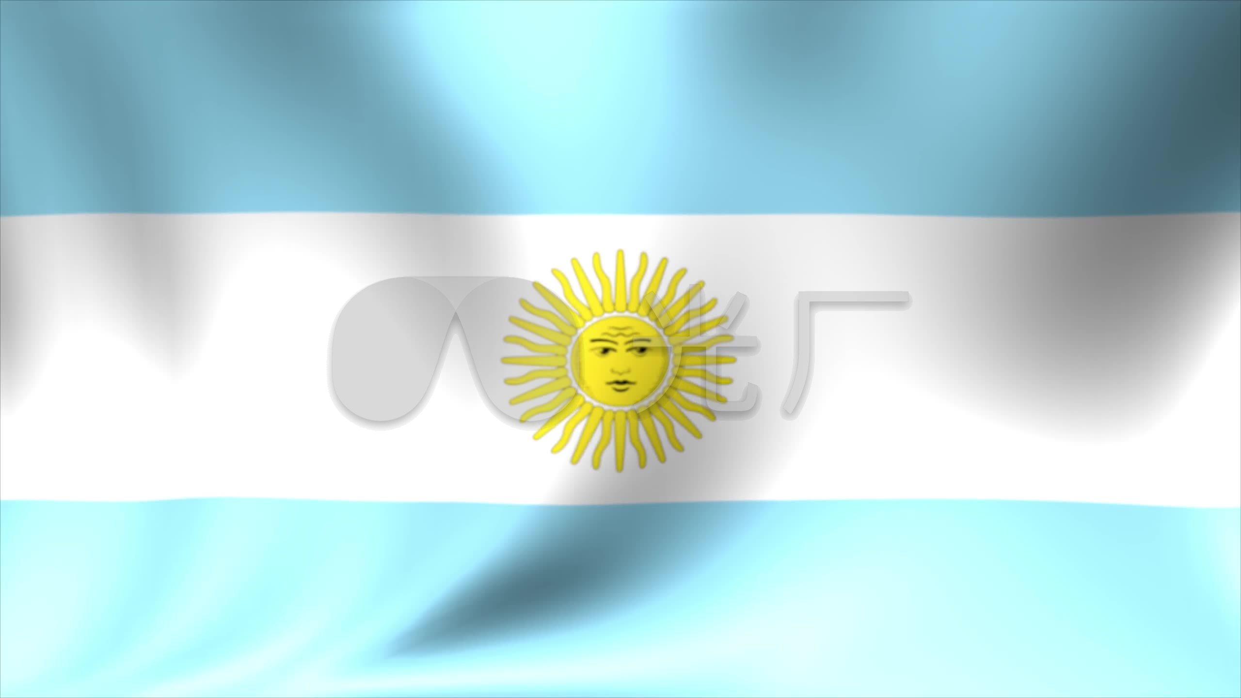 阿根廷国旗三维循环动画素材7619_2560X1440_高清视频素材下载(编号:931051)_舞台背景