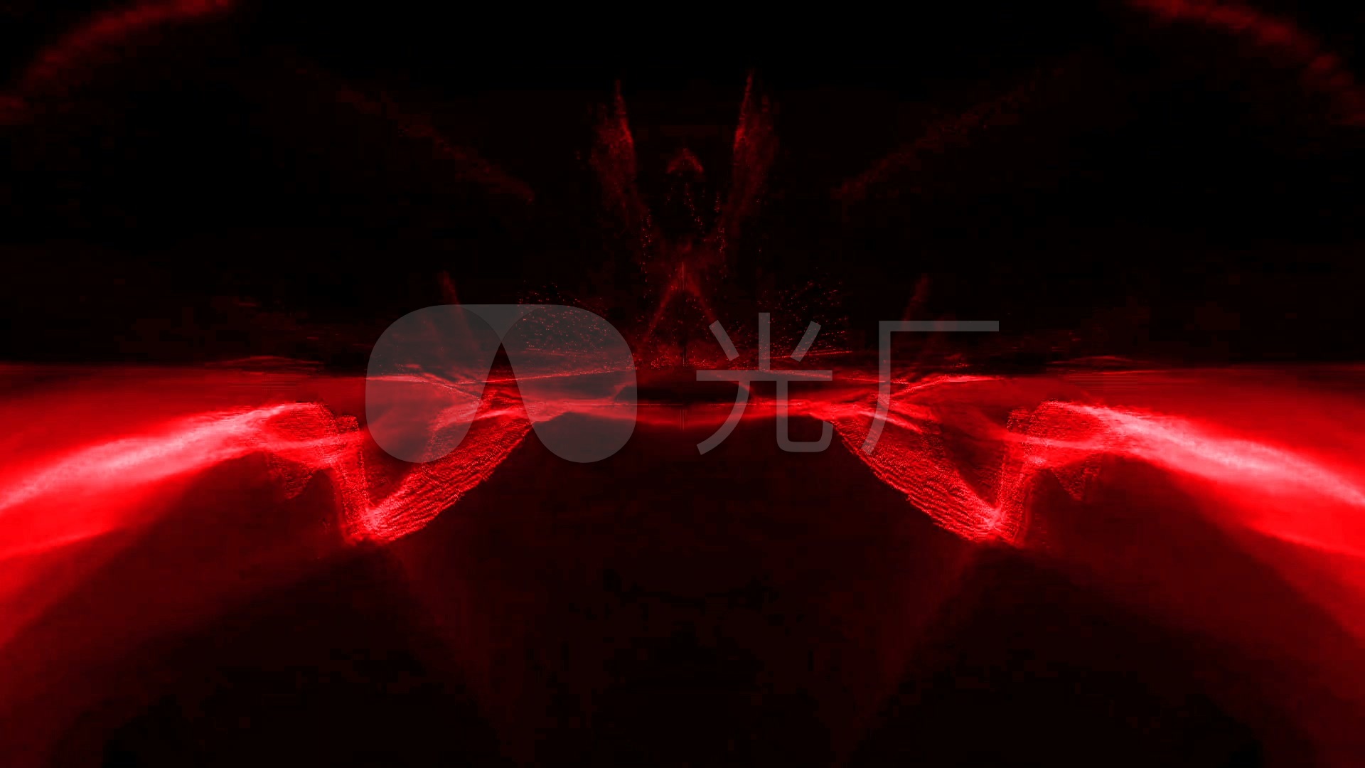 动感节奏扭曲光波红色激光_1920x1080_高清视频素材
