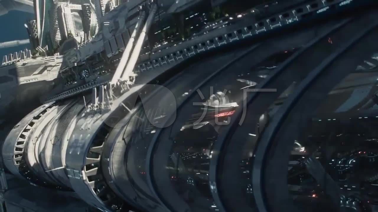 星际迷航超越太空创造城市工作_1280x720_高清视频(:)