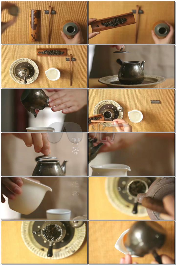 过程倒茶中国茶道茶文化泡茶绿茶宣传片茶叶企业古树茶道品牌宣传炒茶