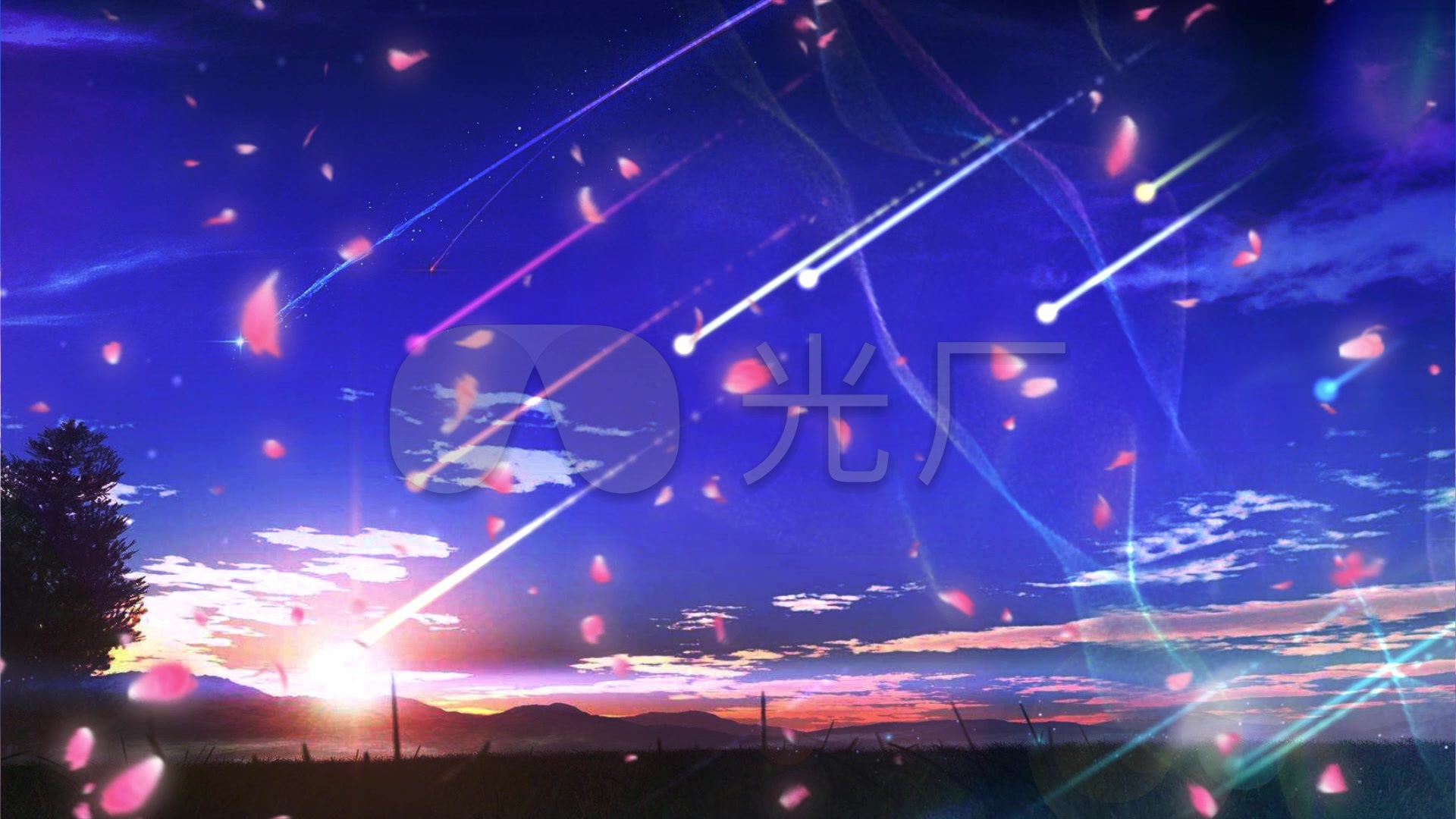 1920x1080壁纸你的名字,1920X1080壁纸动物 你的名字浪漫唯美背景_1920x1080_高清视频素材下载