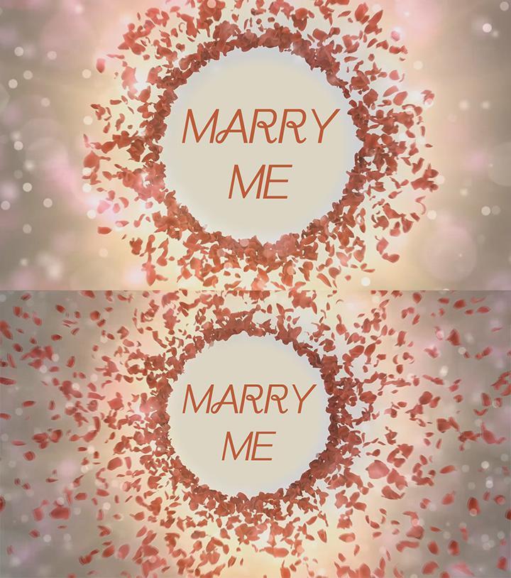 嫁给我七夕情人节求婚婚礼必备高清视频