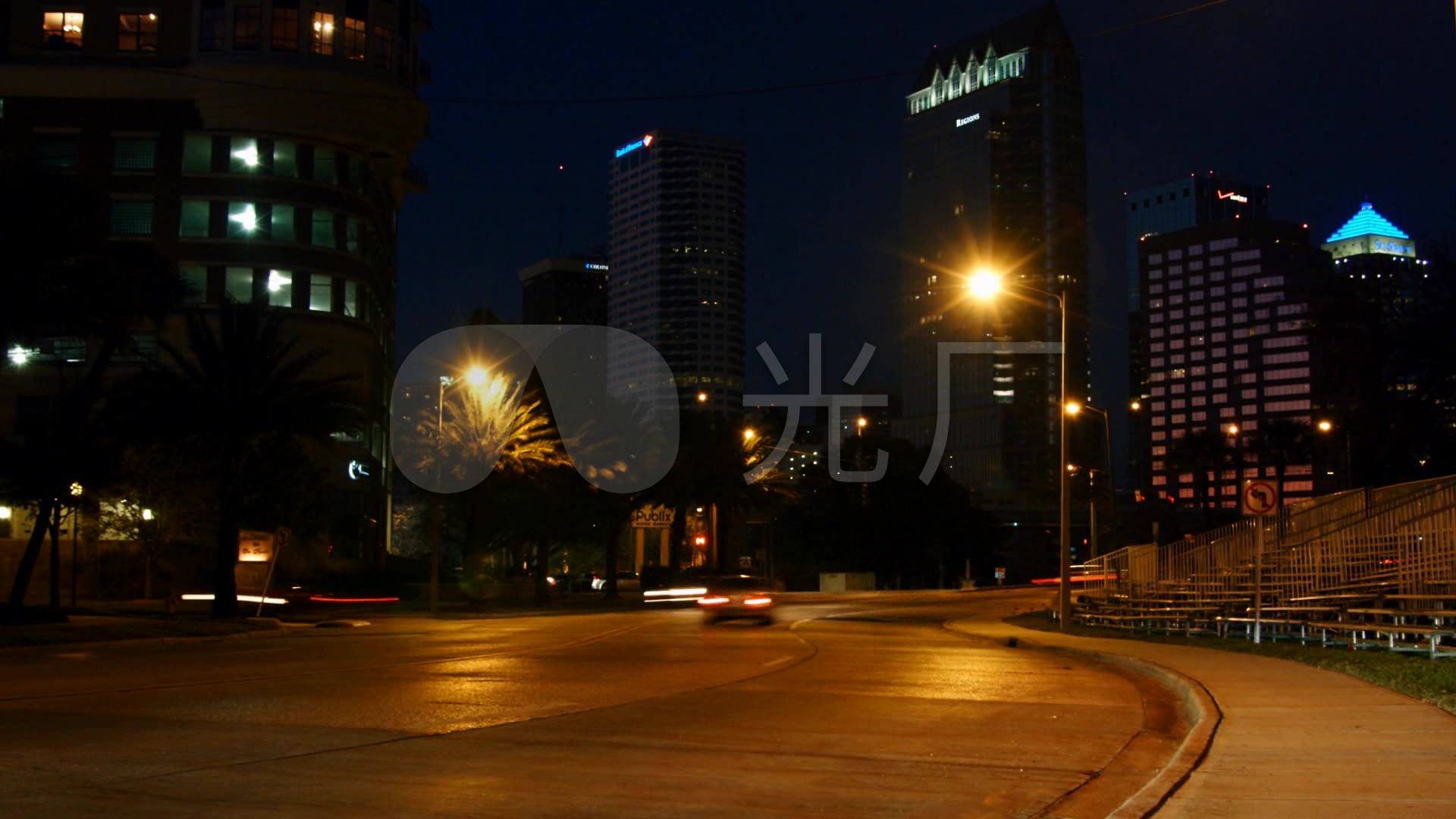视频素材 实拍视频 延时摄影 城市夜景高清视频素材  来自视频原始