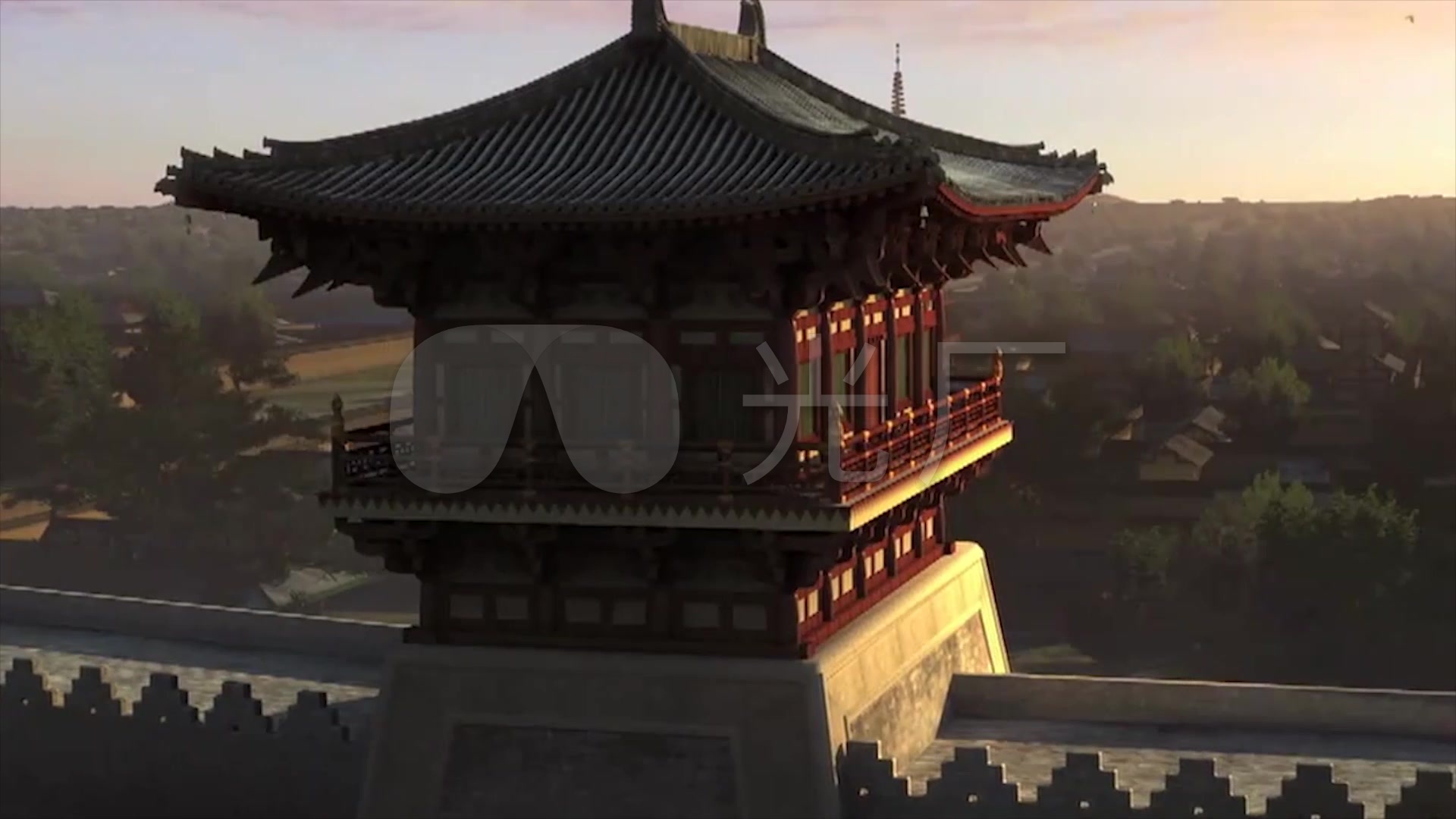大气震撼三维模型古代建筑漫游大明明朝宫殿