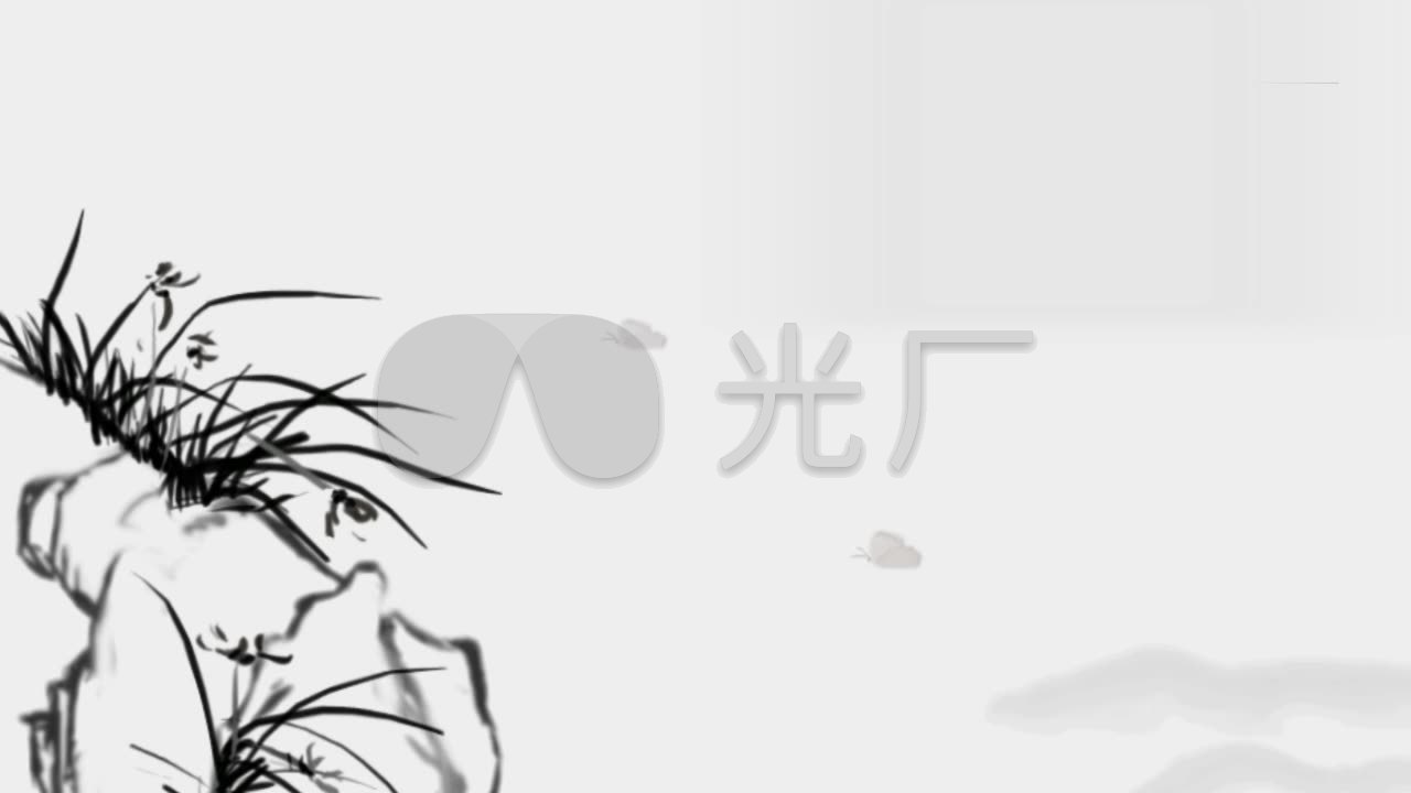 水墨丹青古典背景素材