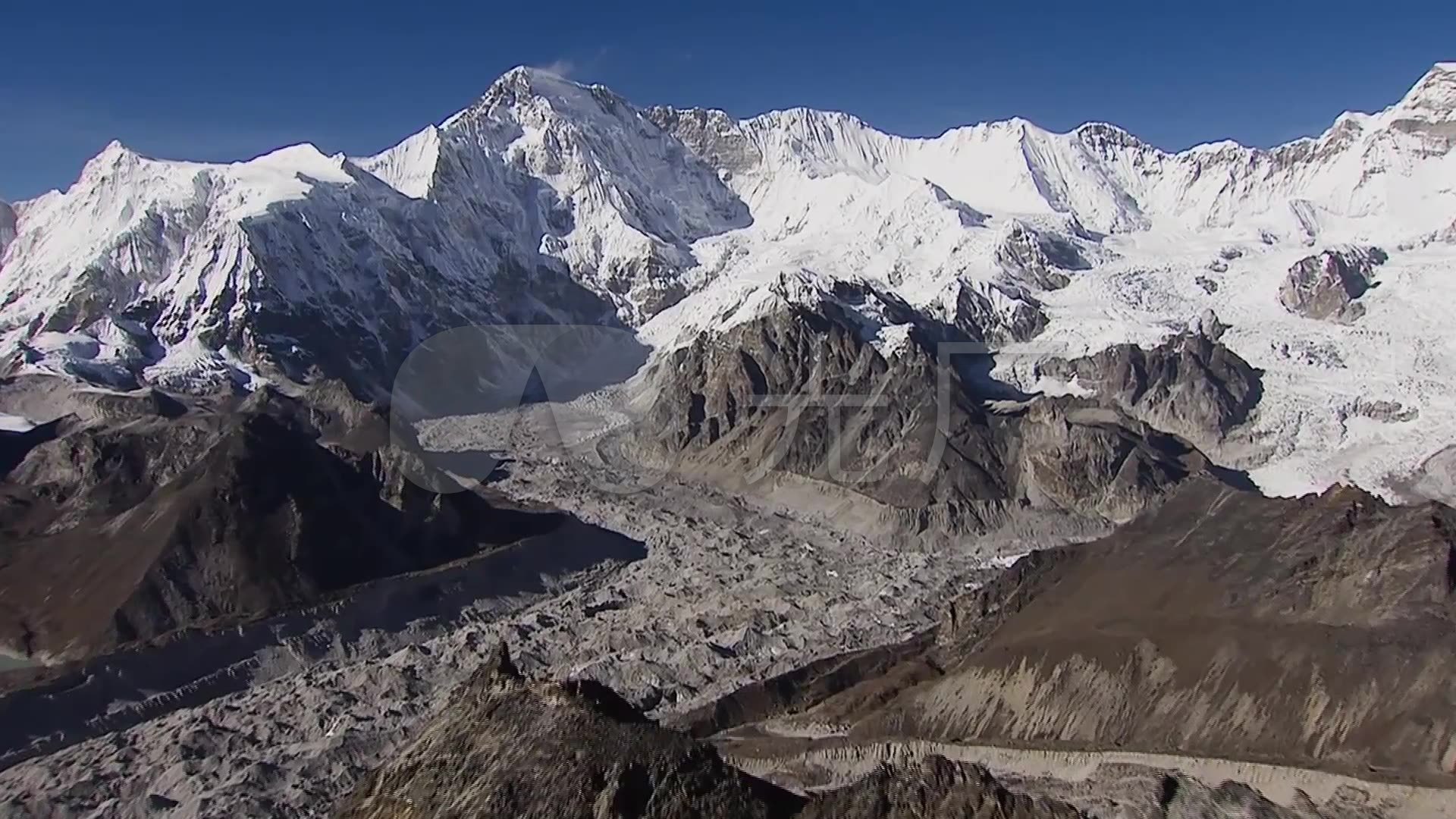 世界屋脊喜马拉雅山脉之顶_1920x1080_高清视频素材