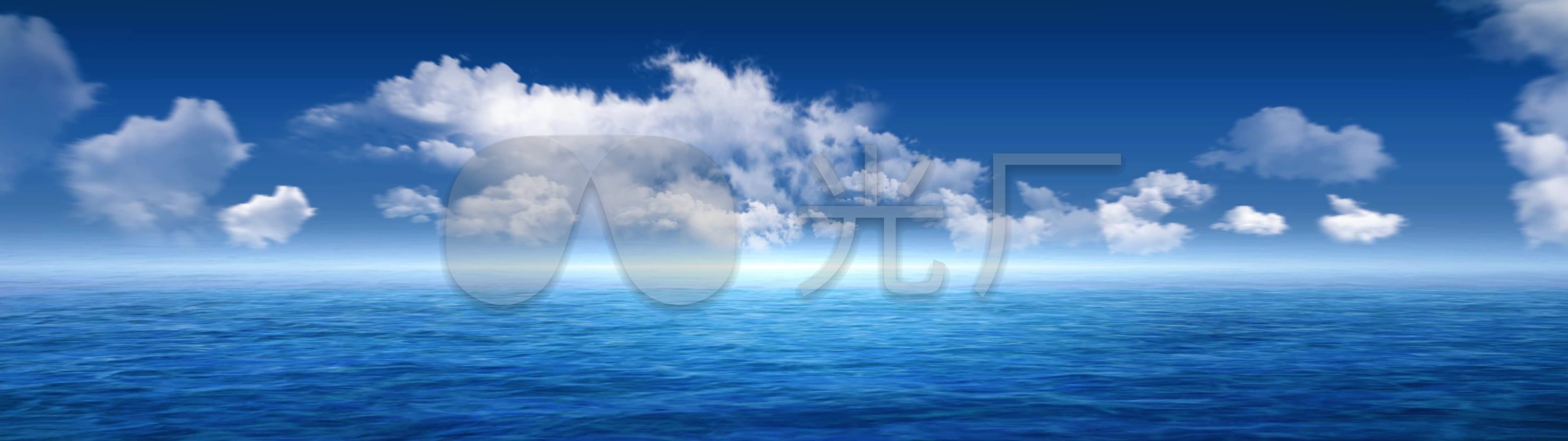 3840x1080,3840x1080超宽屏壁纸 碧海蓝天大屏幕背景_3840x1080_高清视频素材下载(:)