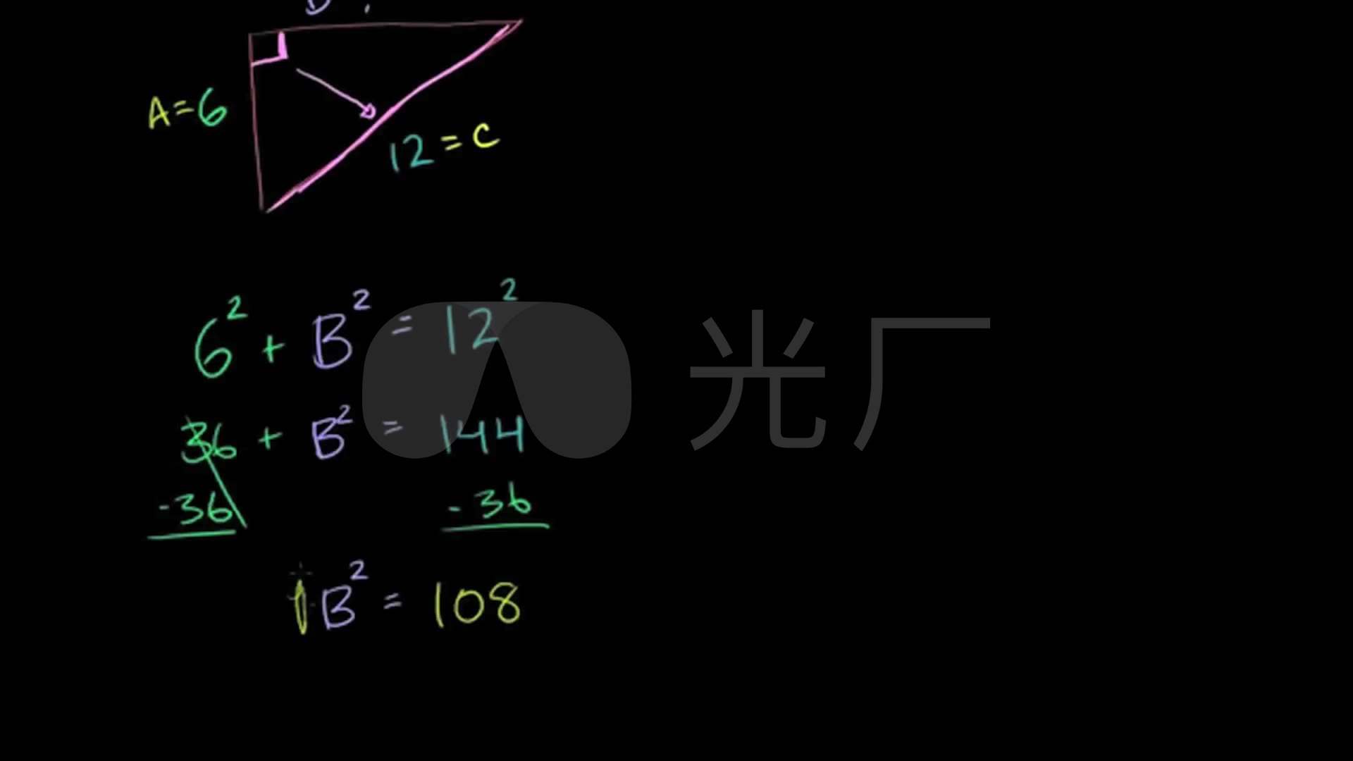 数学公式创意cg动画物理公式化学公式_1920x1080_高清