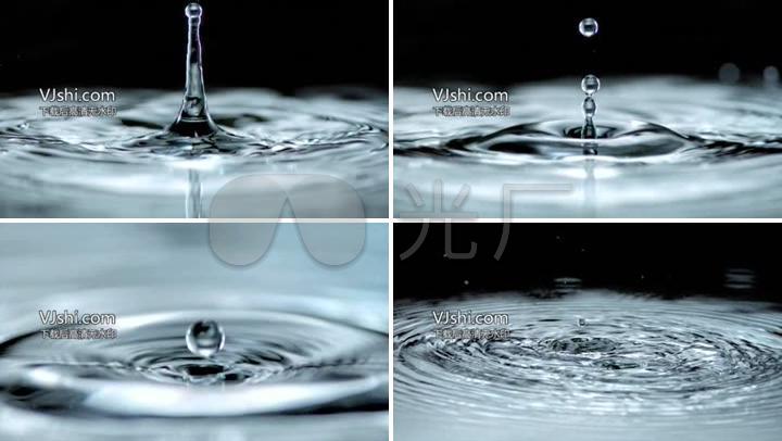 水滴滴落