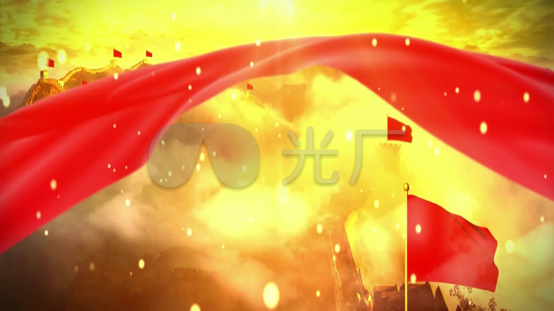 《祖国,慈祥的母亲》背景视频_1920x1080_高清视频(:)