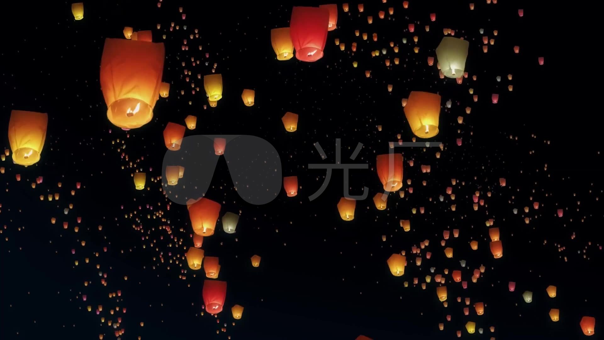 放飞孔明灯天灯祈福