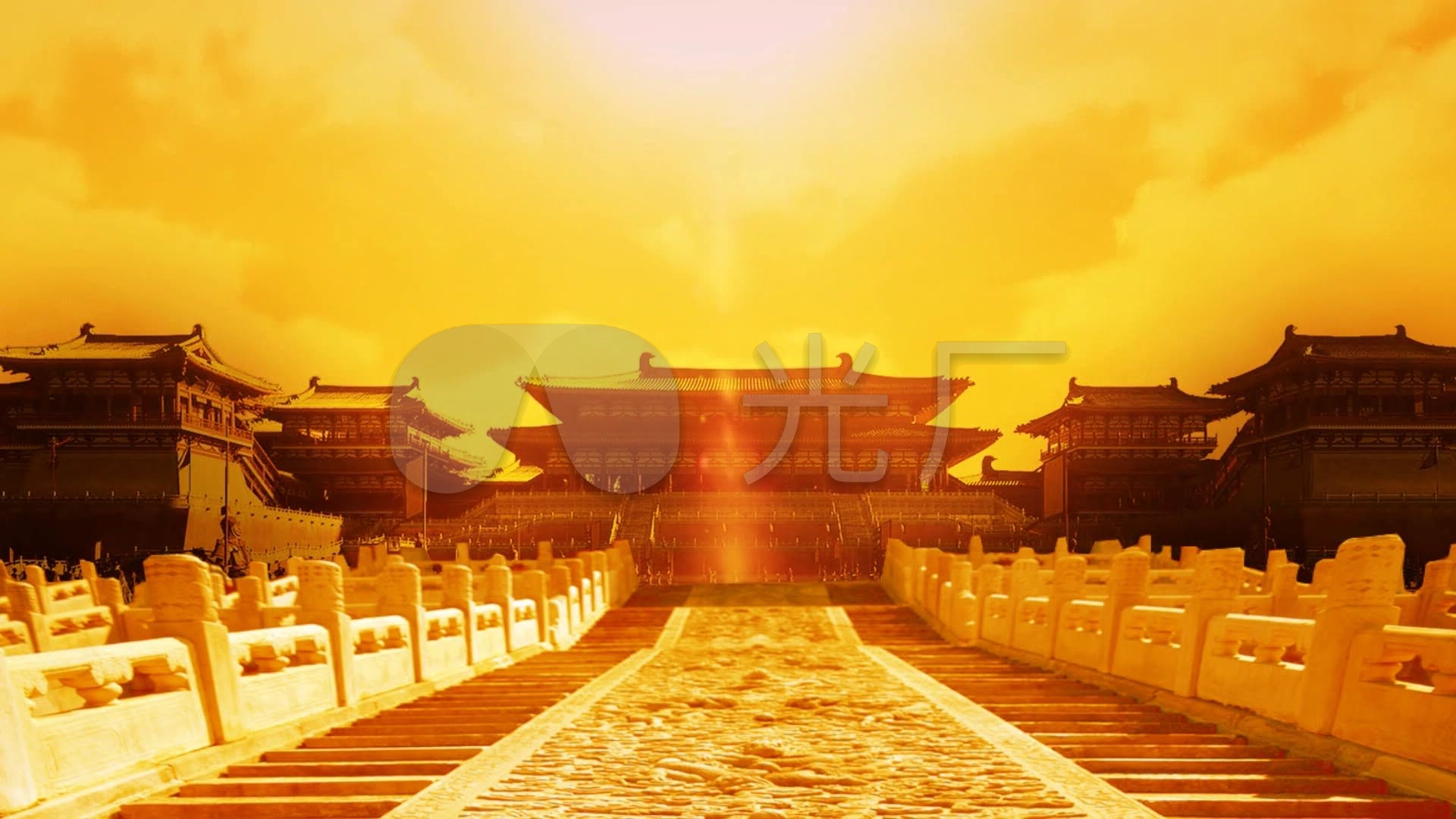大殿龙台阶大气唯美皇宫宫殿