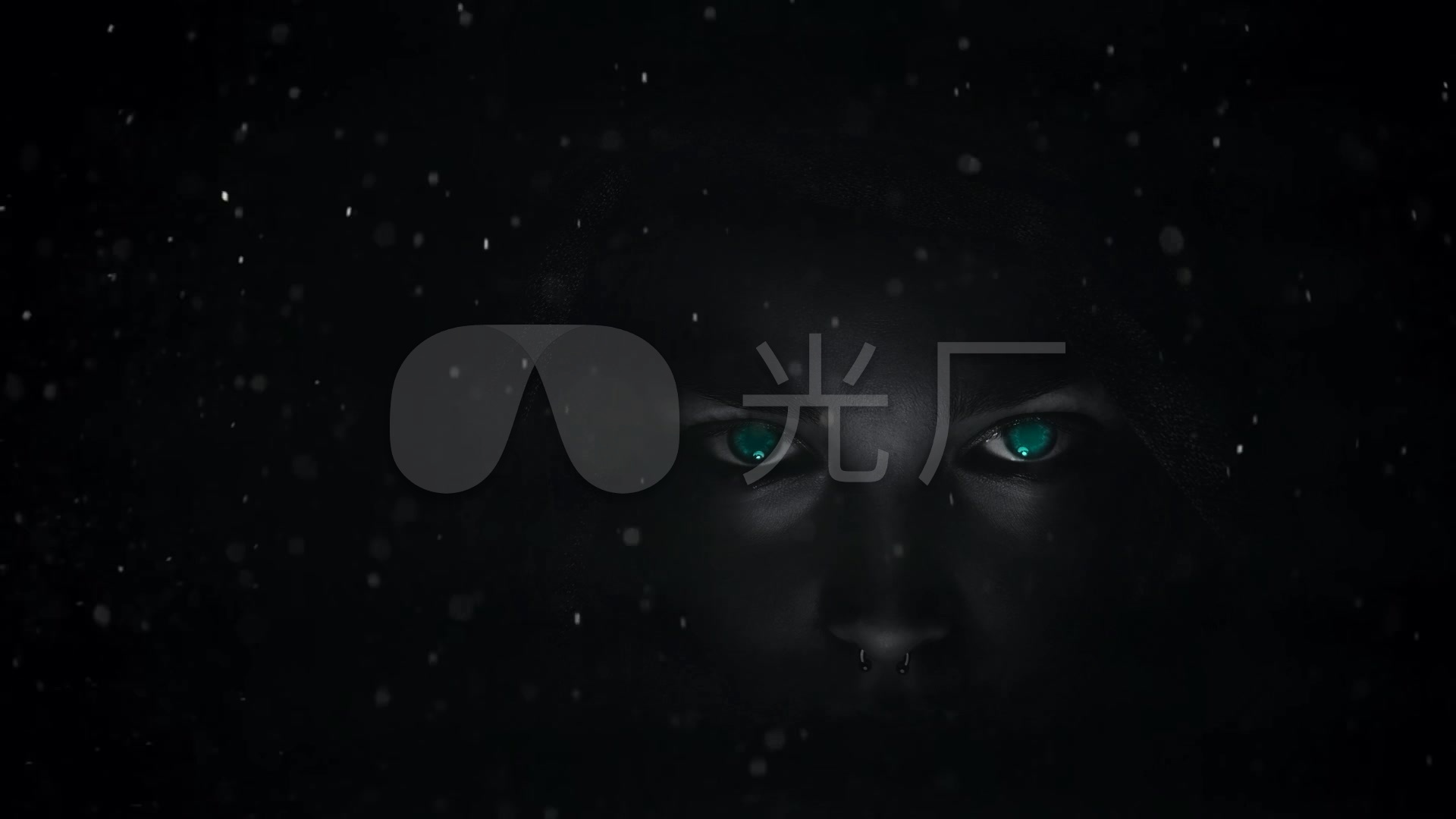 1920x1080高清壁纸暗黑,电脑壁纸黑色高清壁纸 冰天雪地黑暗中的凝视_1920x1080_高清视频素材下载