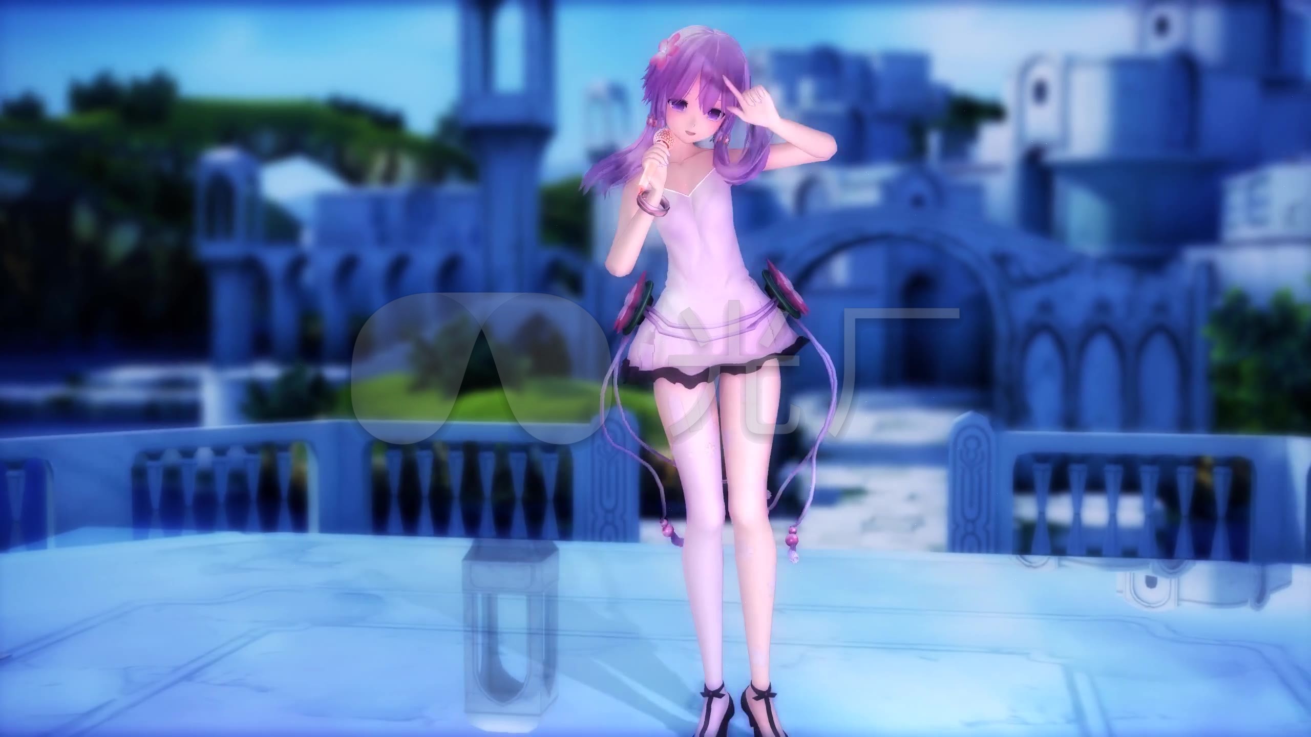 超清动漫壁纸2560x1440,1920x1080超清动漫壁纸 卡通动漫二次元美女歌舞跳舞_2560x1440_高清视频素材