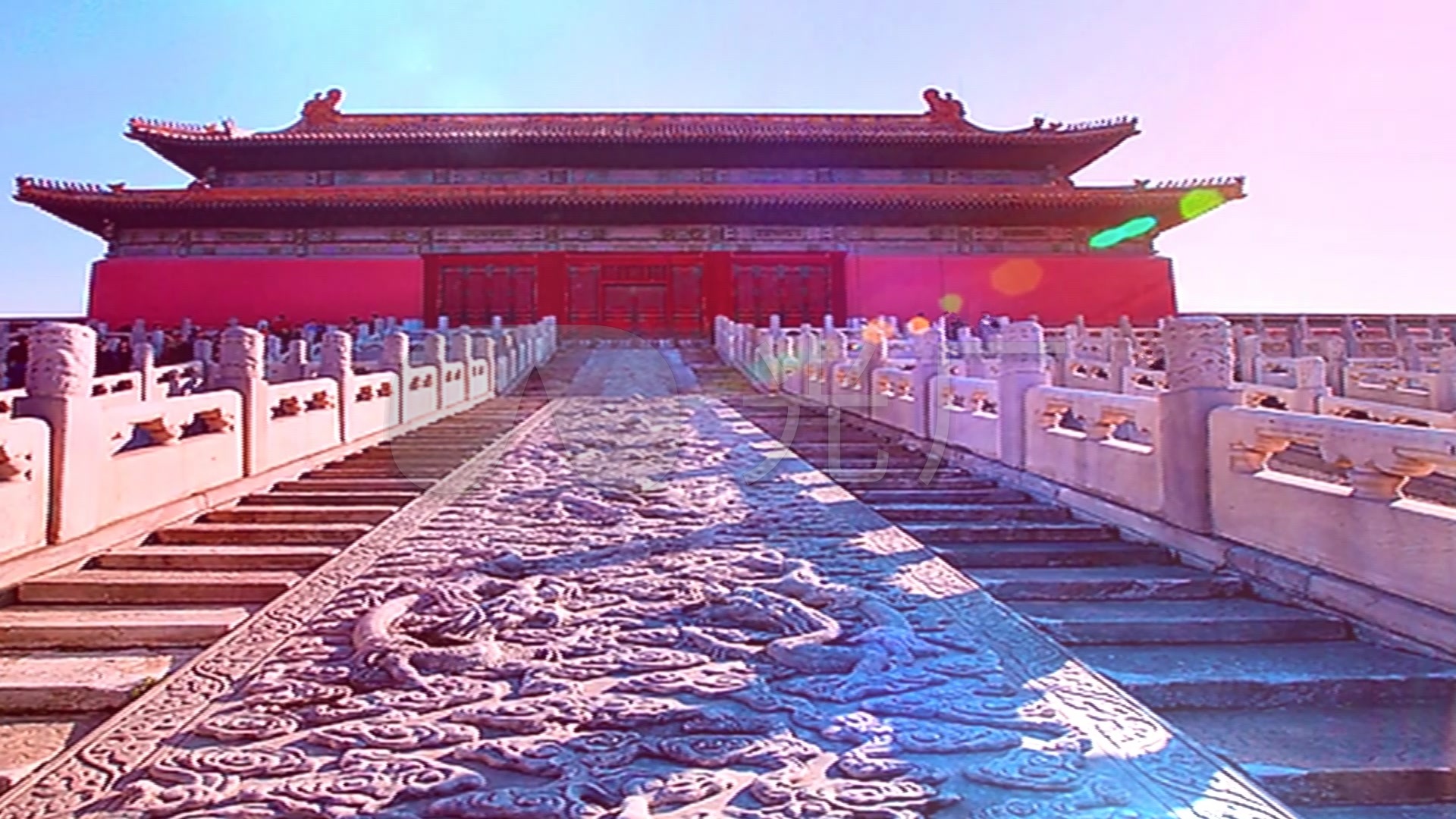 故宫古建筑背景视频