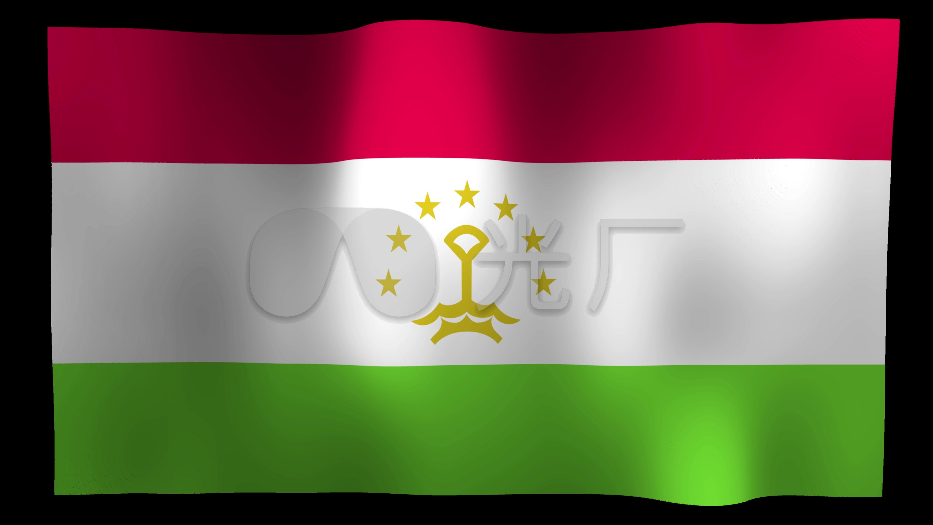 塔吉克斯坦的国旗_3840x2160_高清视频素材下载(编号:1049840)_实拍