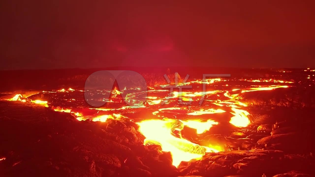 火山岩浆喷发素材_1280x720_高清视频素材下载(编号:1050279)_实拍