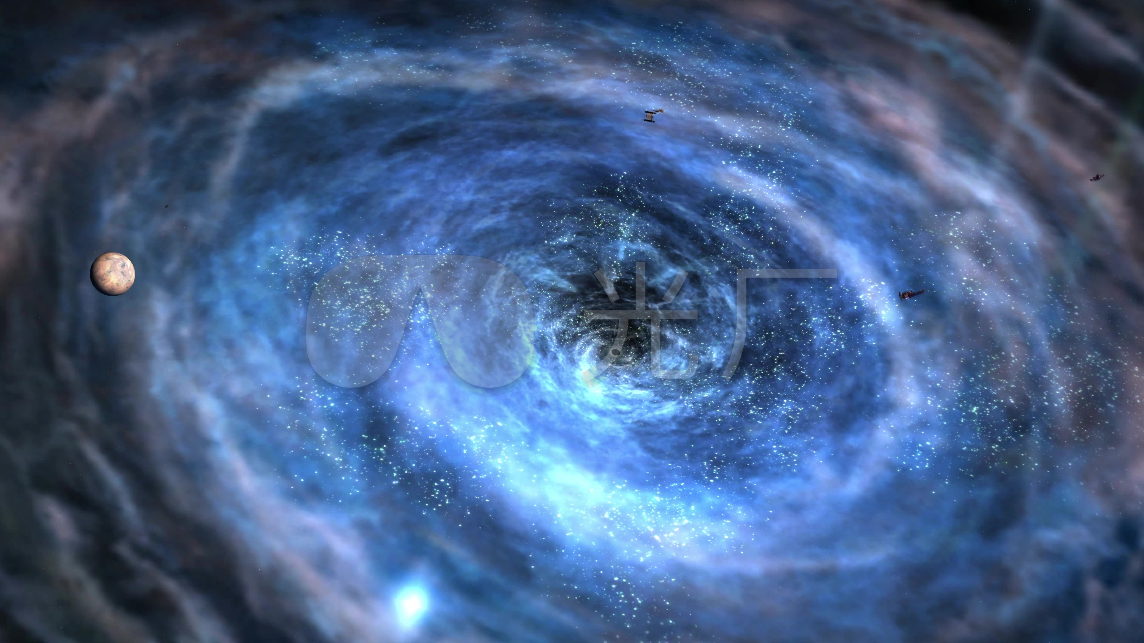 4k 星河漩涡特效