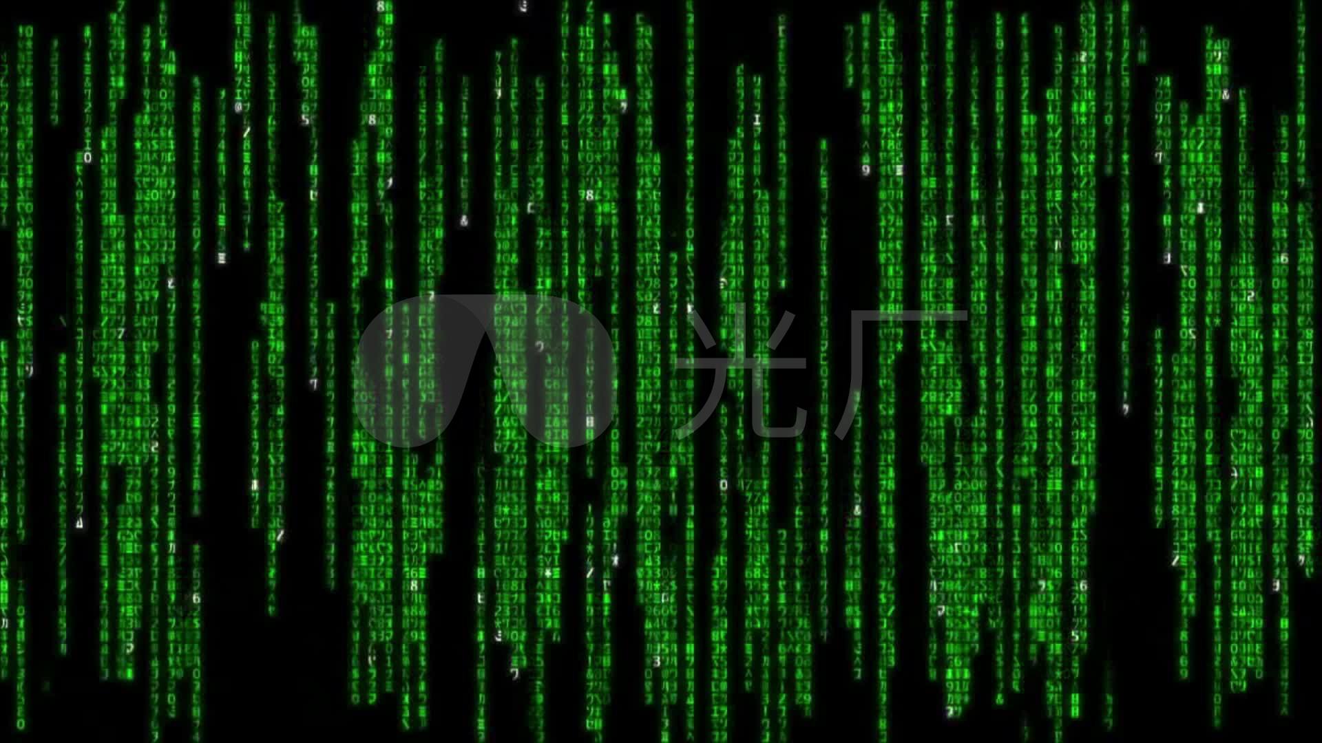 模拟黑客数字字幕效果_1920x1080_高清视频素材下载