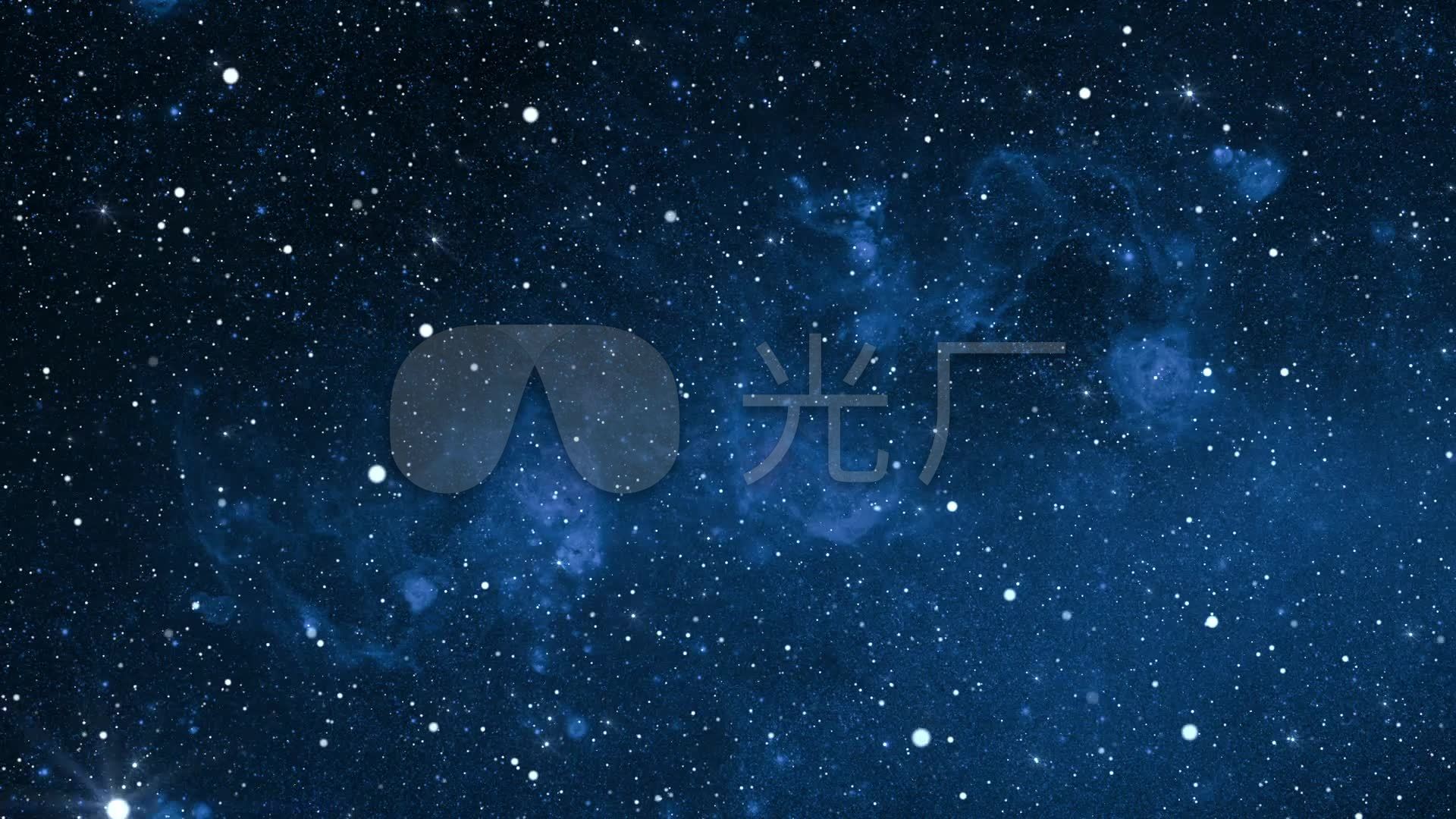 星空梦幻星辰大气星空循环背景