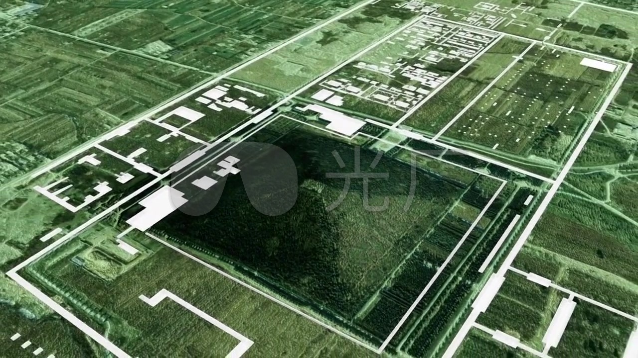 三维秦始皇陵墓墓地遗址_3d骊山_考古