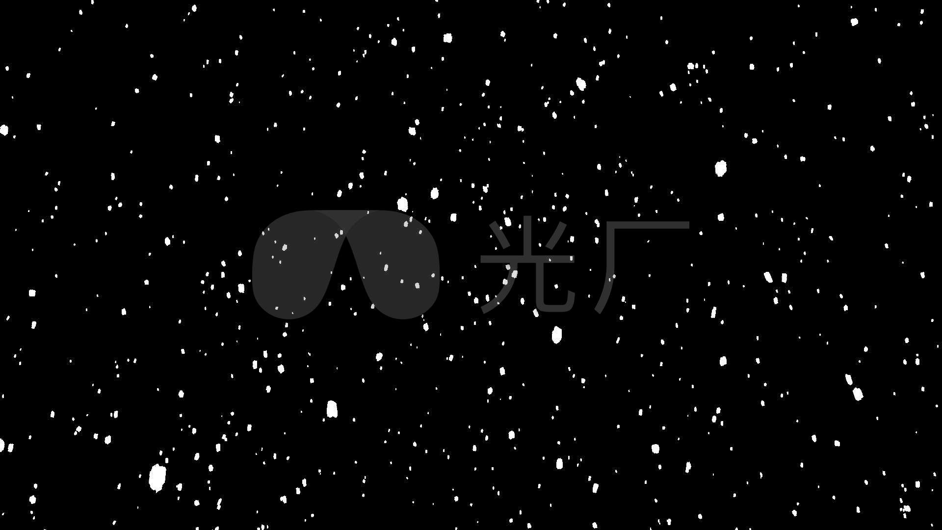 雪花飘落粒子飘絮带透明通道高清视频_1920x1080_高清视频素材下载