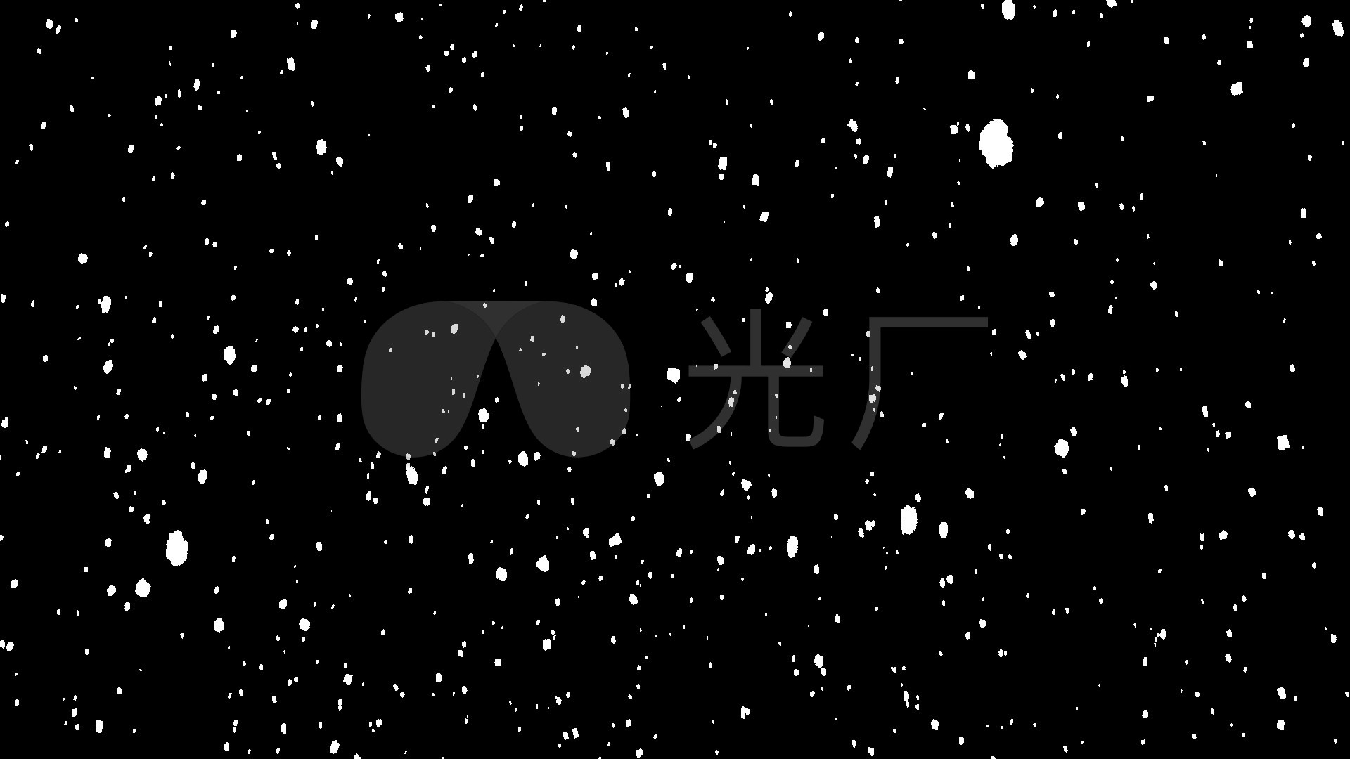 雪花飘落粒子飘絮带透明通道高清视频_1920x1080_高清视频素材下载
