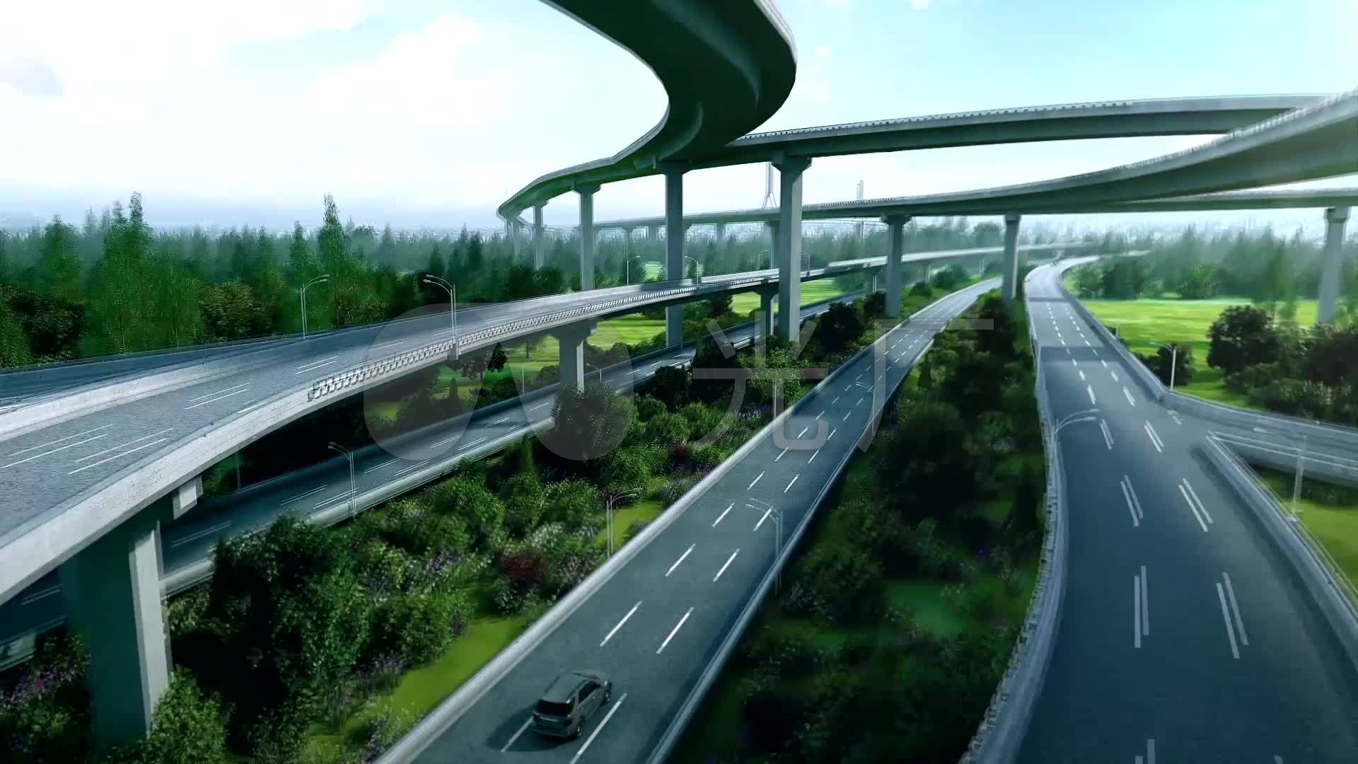 路桥高架建设_1920x1080_高清视频素材下载(编号:)