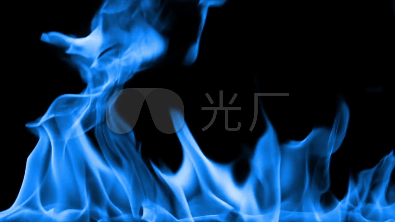 蓝色火焰_1280x720_高清视频素材下载(编号:1095375)