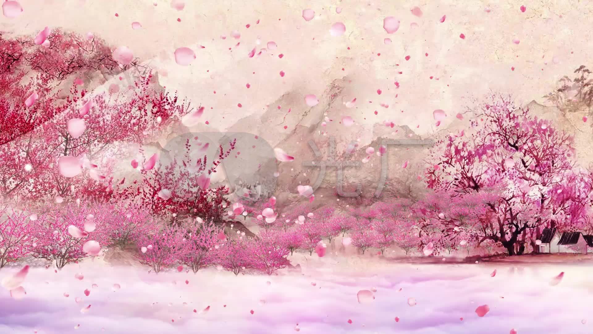 1920*1080古风,1920*1080你的名字 古风舞蹈三生三世十里桃花中国风led背景_1920x1080