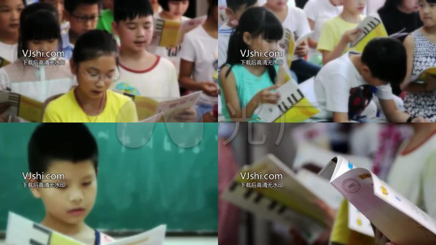 小学生上音乐课