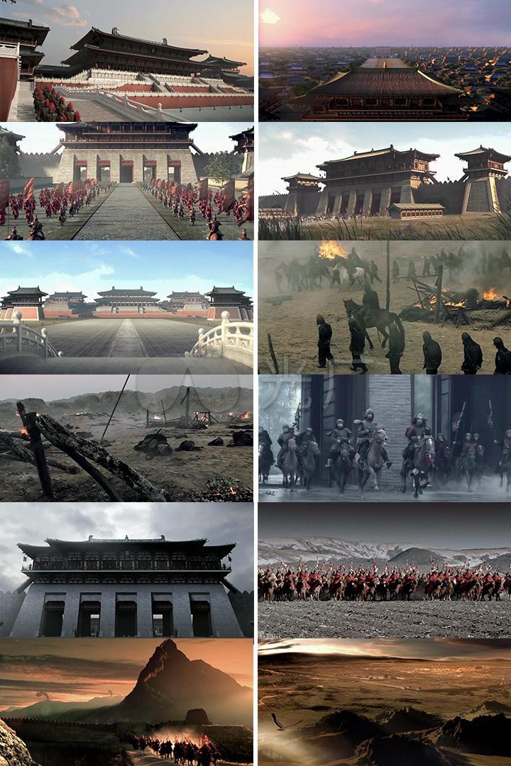 中国古代军队出战出征皇宫战乱