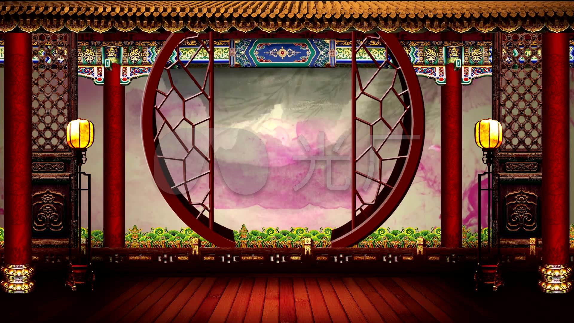 戏曲舞台led背景