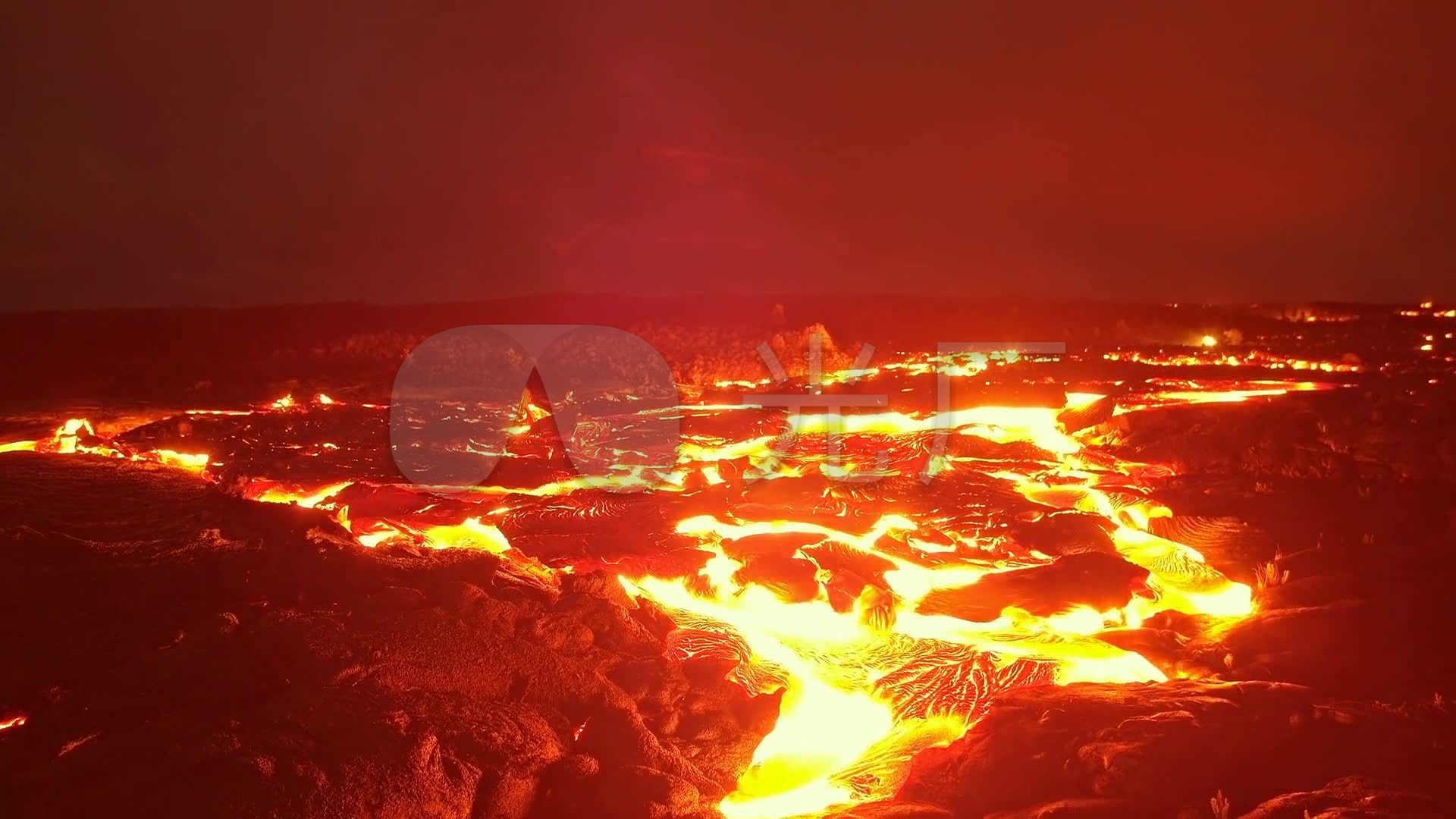 世界末日岩浆火山爆发地狱火可怕