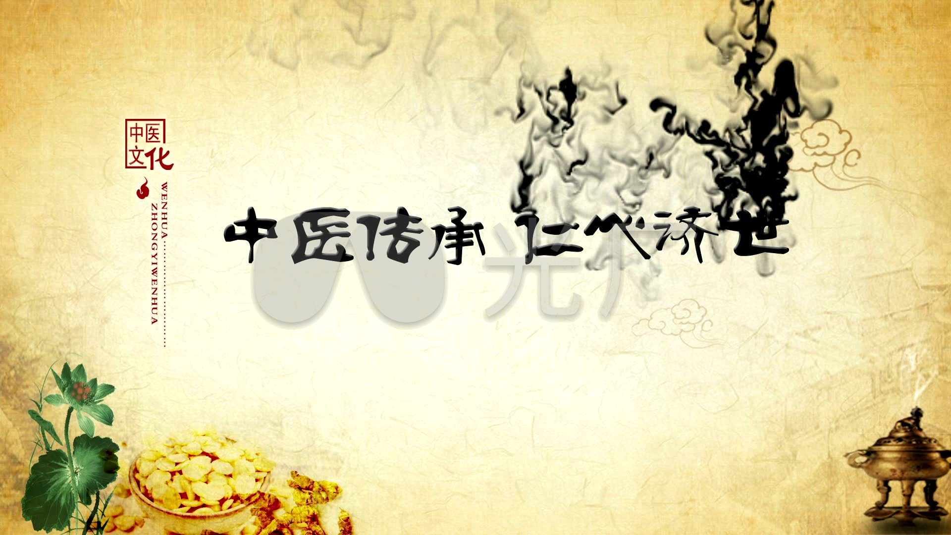 中国风中医文化宣传